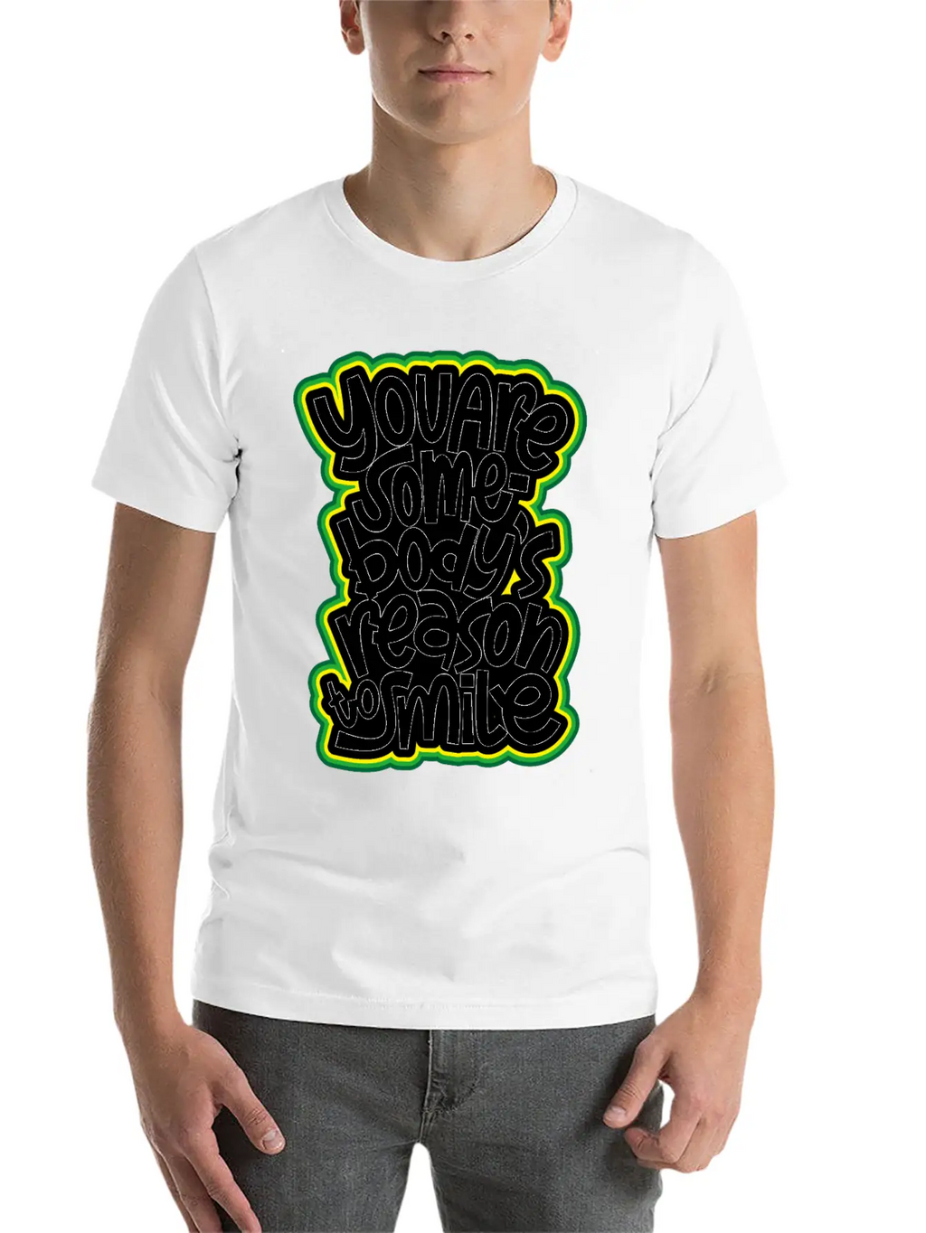 You Are Somebody's Reason To Smile Essential Cotton Tee For Daily Outfits – Unisex Style