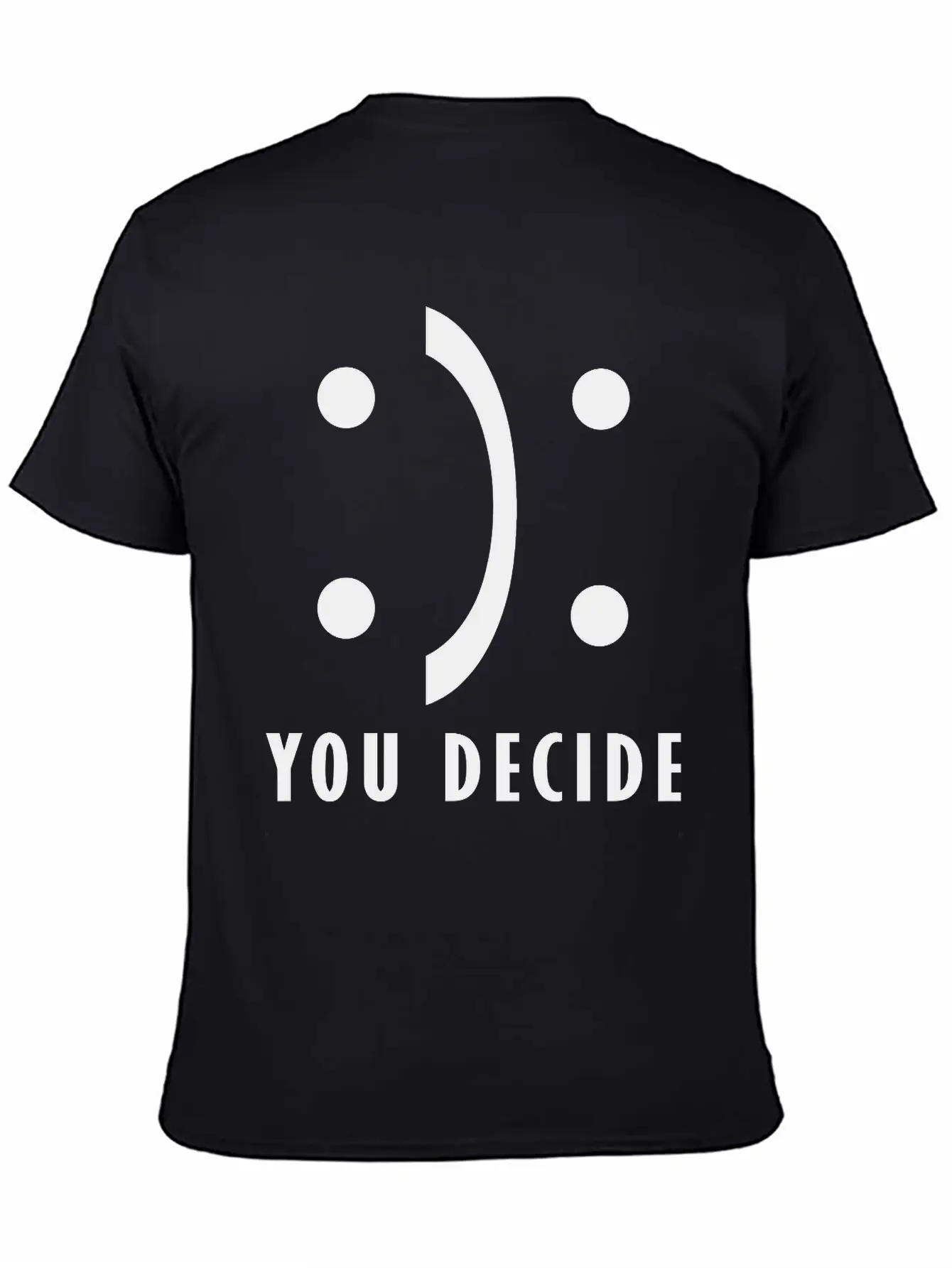 You Decide - Good And Bad Fortune Essential Cotton Tee For Daily Outfits – Unisex Style