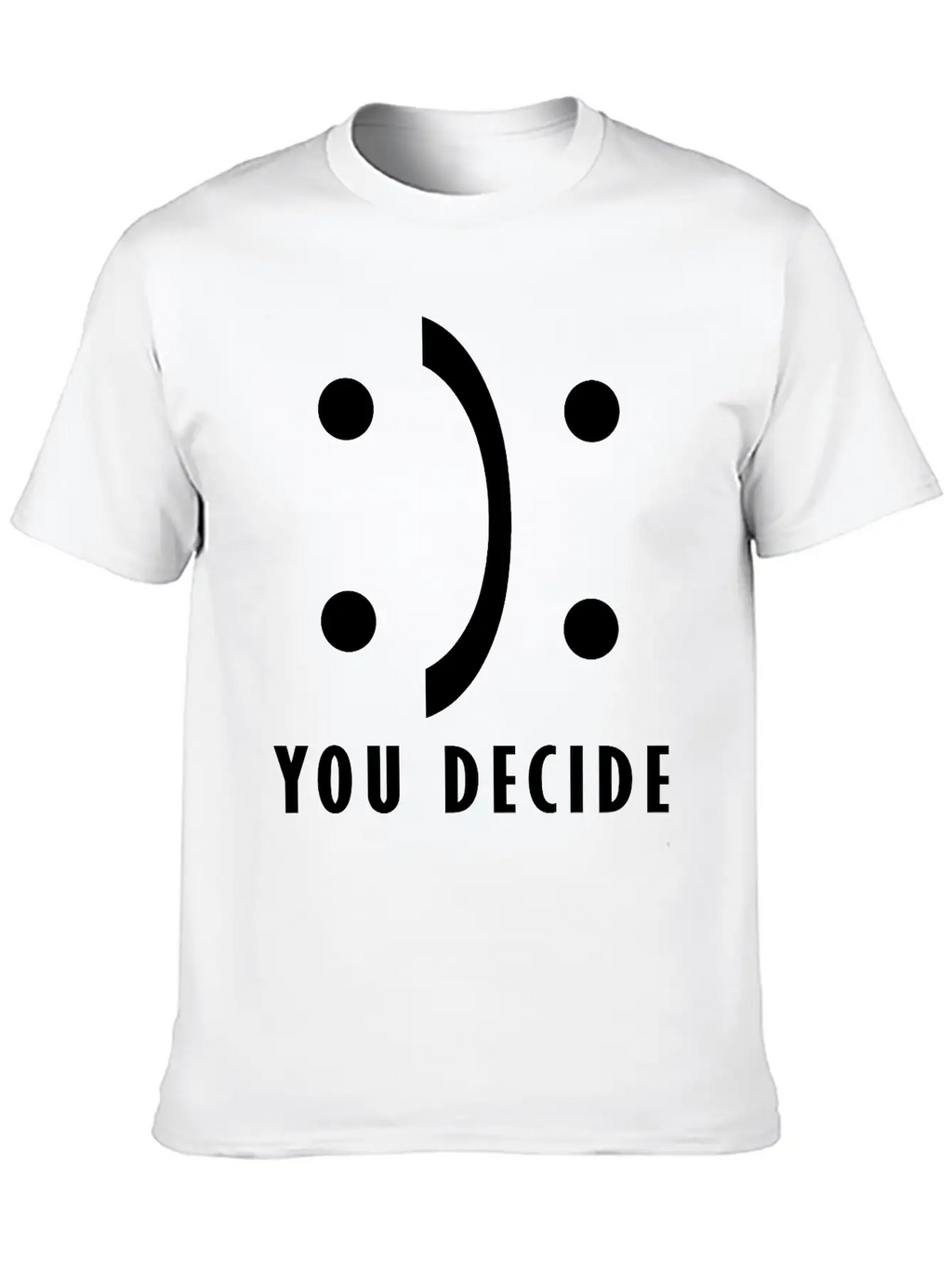 You Decide - Good And Bad Fortune Essential Cotton Tee For Daily Outfits – Unisex Style