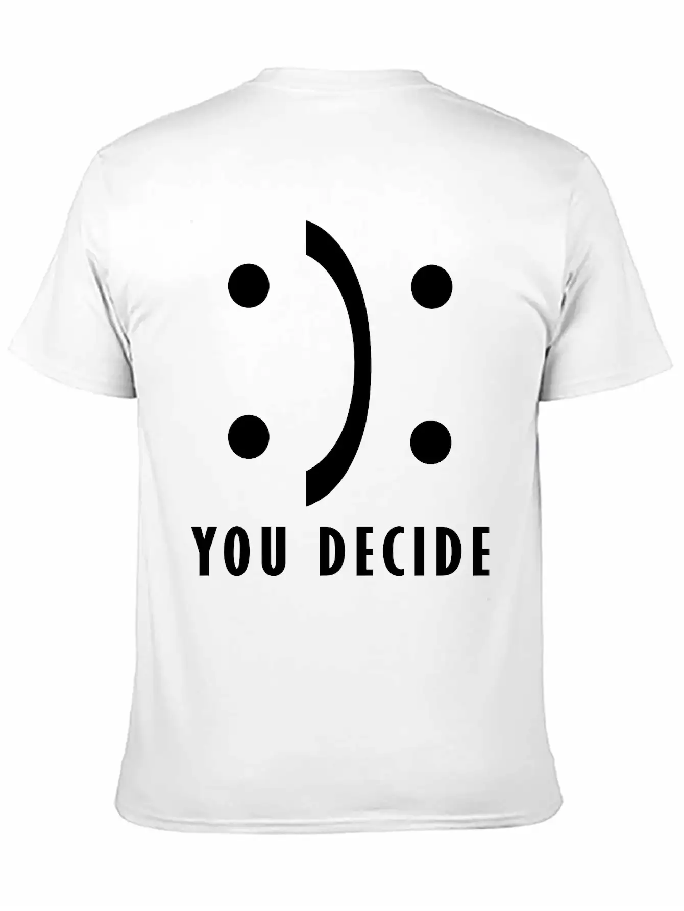 You Decide - Good And Bad Fortune Essential Cotton Tee For Daily Outfits – Unisex Style