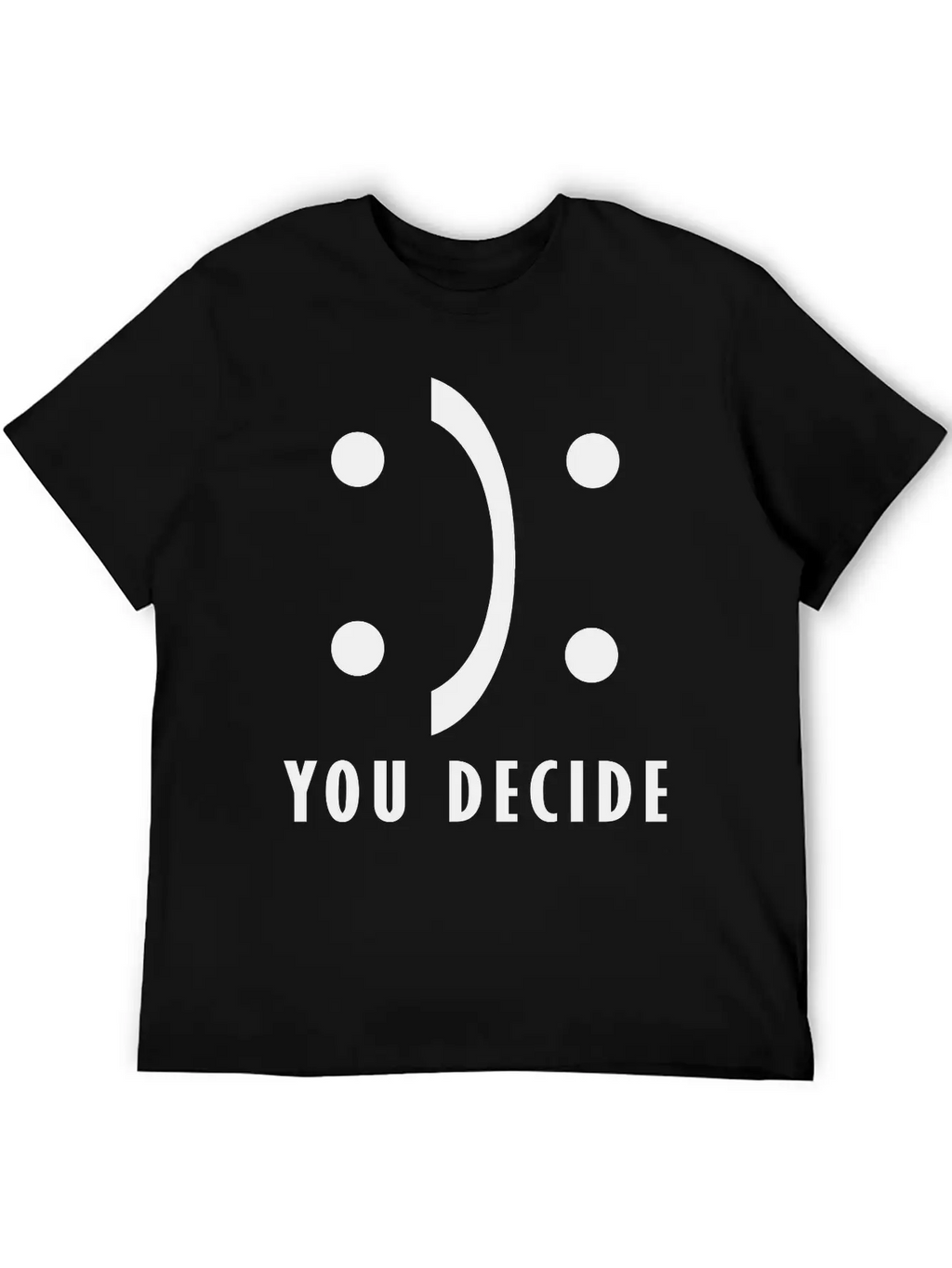 You Decide - Good And Bad Fortune Essential Cotton Tee For Daily Outfits – Unisex Style