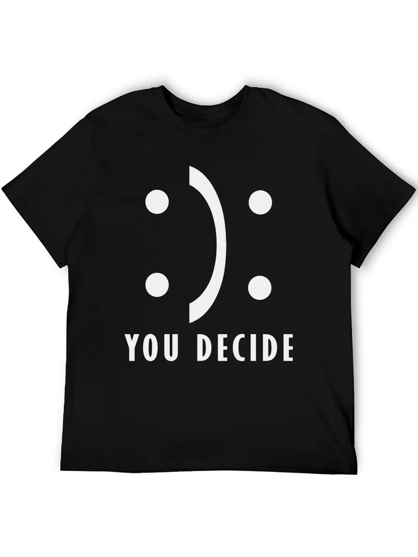You Decide - Good And Bad Fortune Essential Cotton Tee For Daily Outfits – Unisex Style