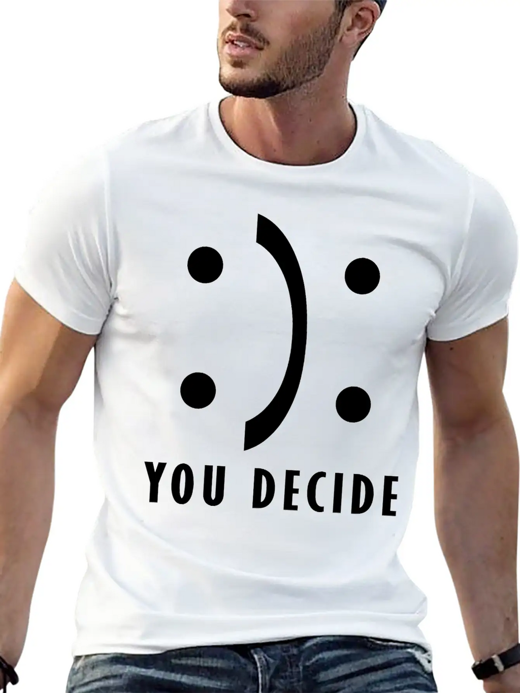 You Decide - Good And Bad Fortune Essential Cotton Tee For Daily Outfits – Unisex Style