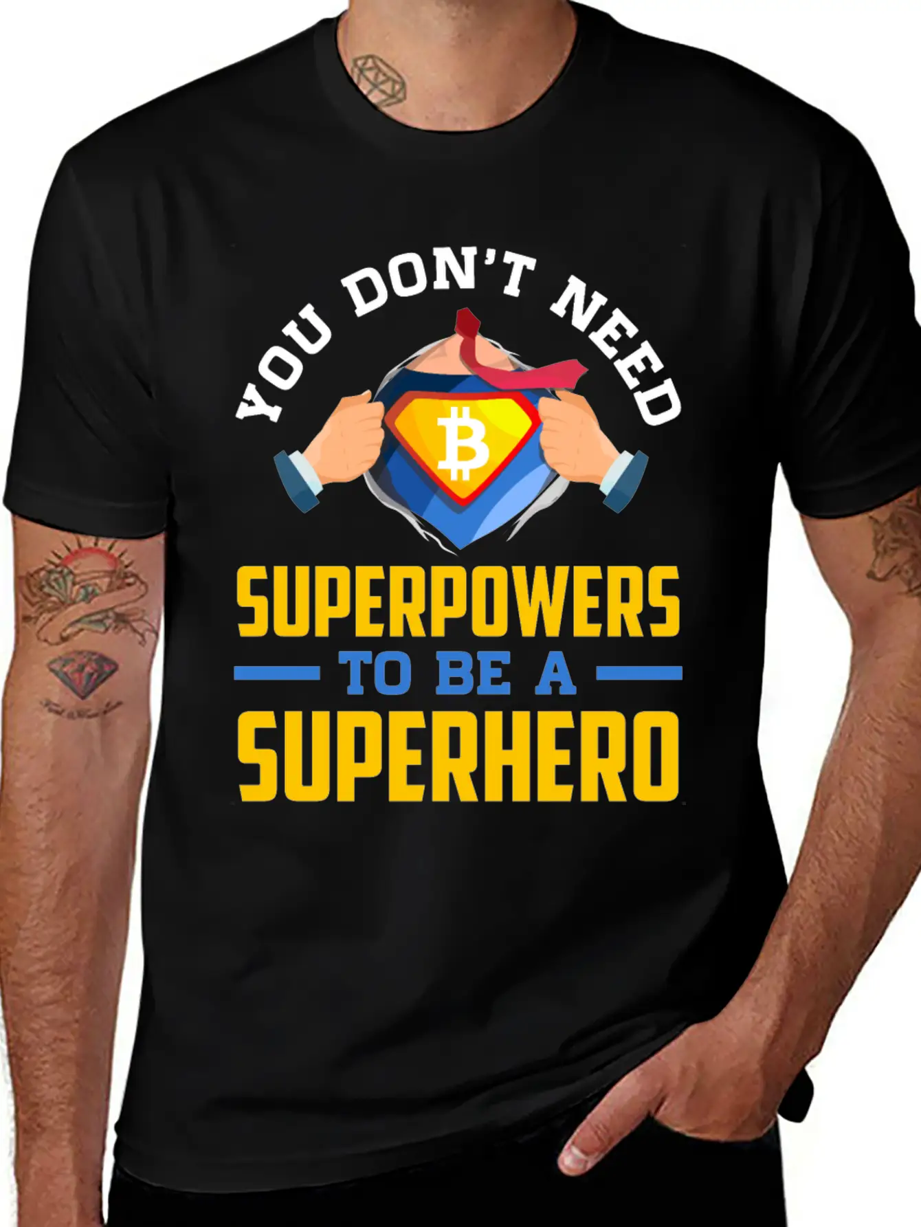 You Don T Need Superpowers To Be A Superhero Breathable Soft Cotton T-Shirt – Timeless Casual Look