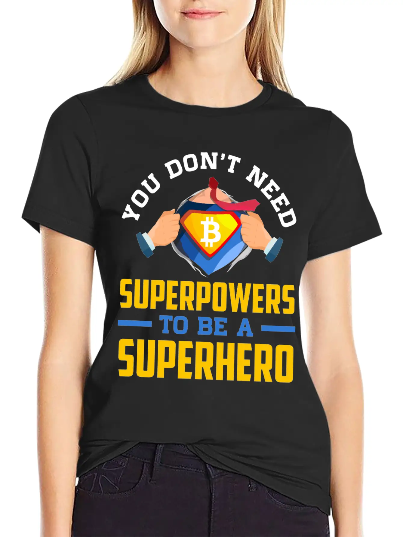 You Don T Need Superpowers To Be A Superhero Breathable Soft Cotton T-Shirt – Timeless Casual Look