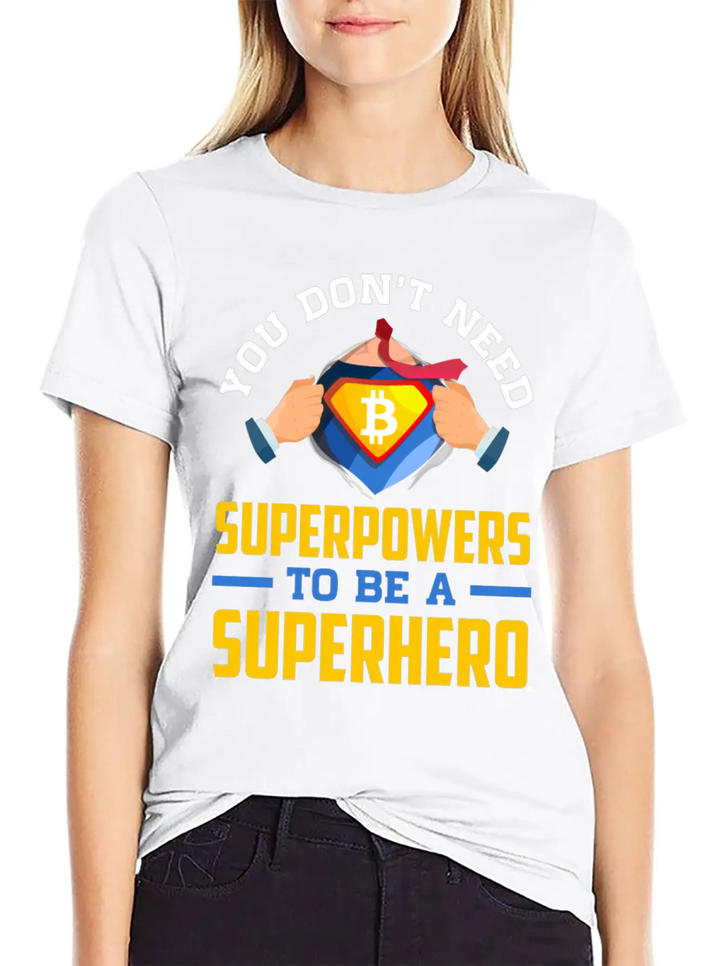 You Don T Need Superpowers To Be A Superhero Breathable Soft Cotton T-Shirt – Timeless Casual Look