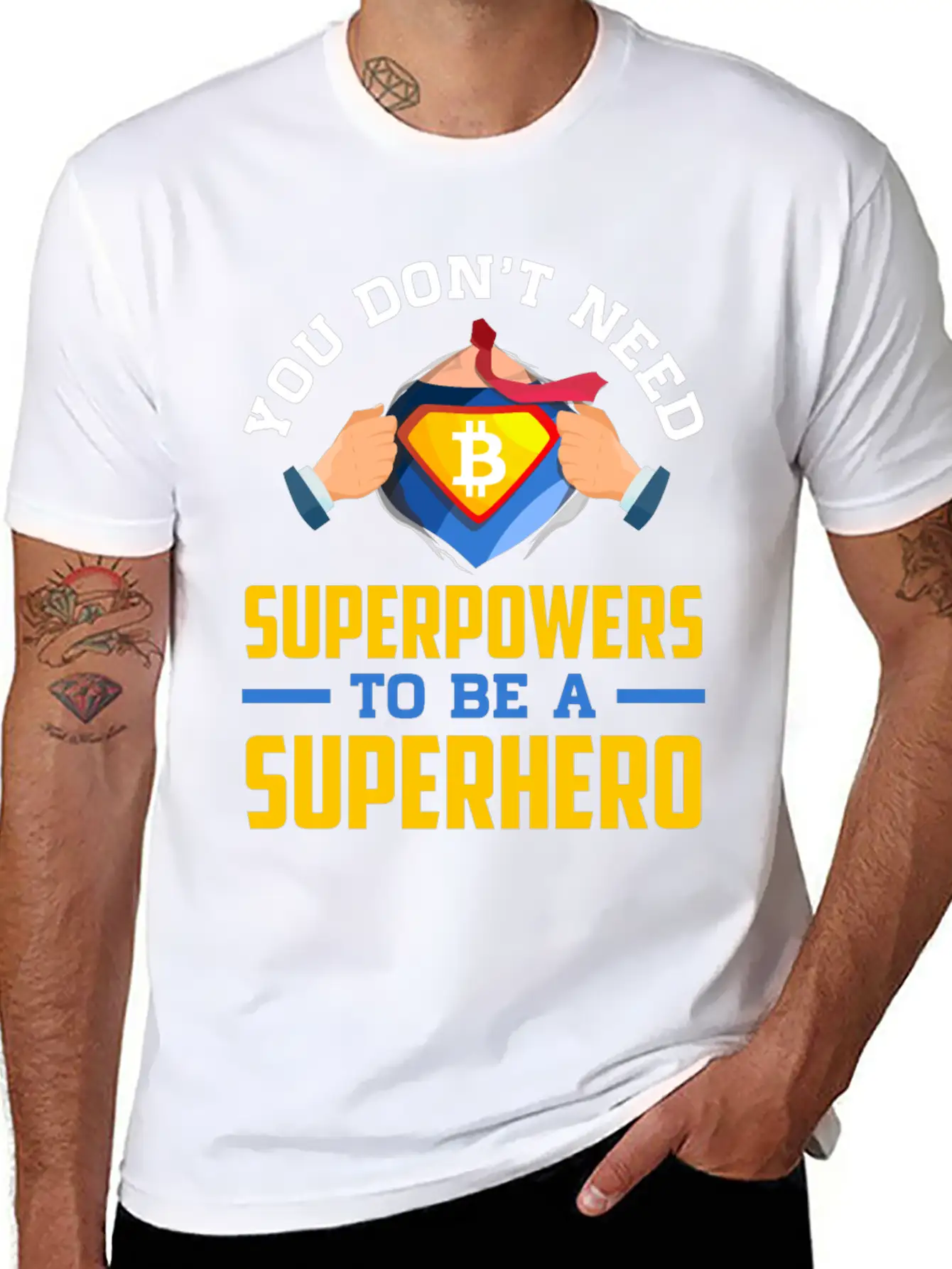 You Don T Need Superpowers To Be A Superhero Breathable Soft Cotton T-Shirt – Timeless Casual Look