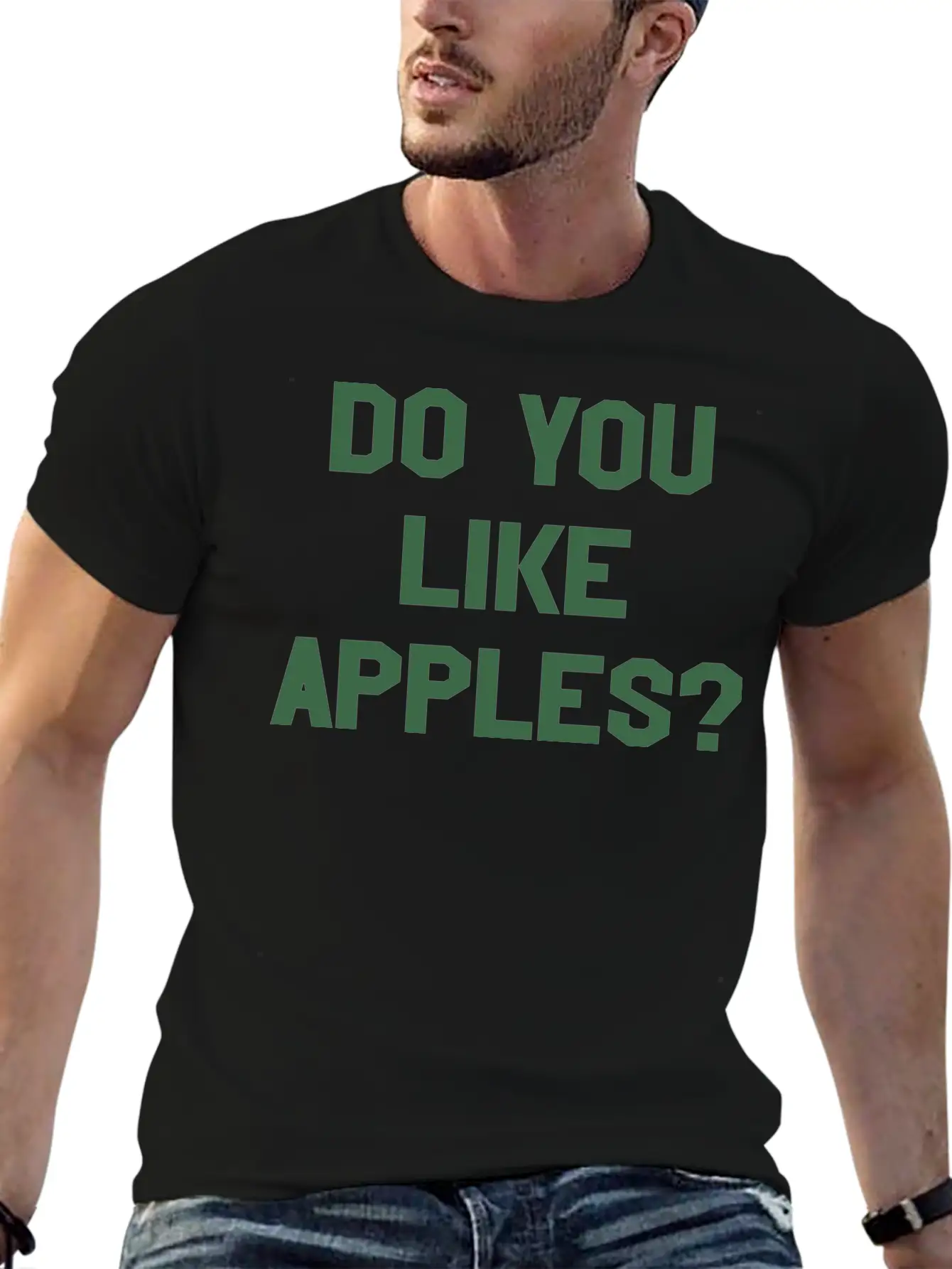 You Like Apples Cool Sarcastic Weird Gym Casual Graphic T-Shirt – Simple And Comfortable Daily Wear