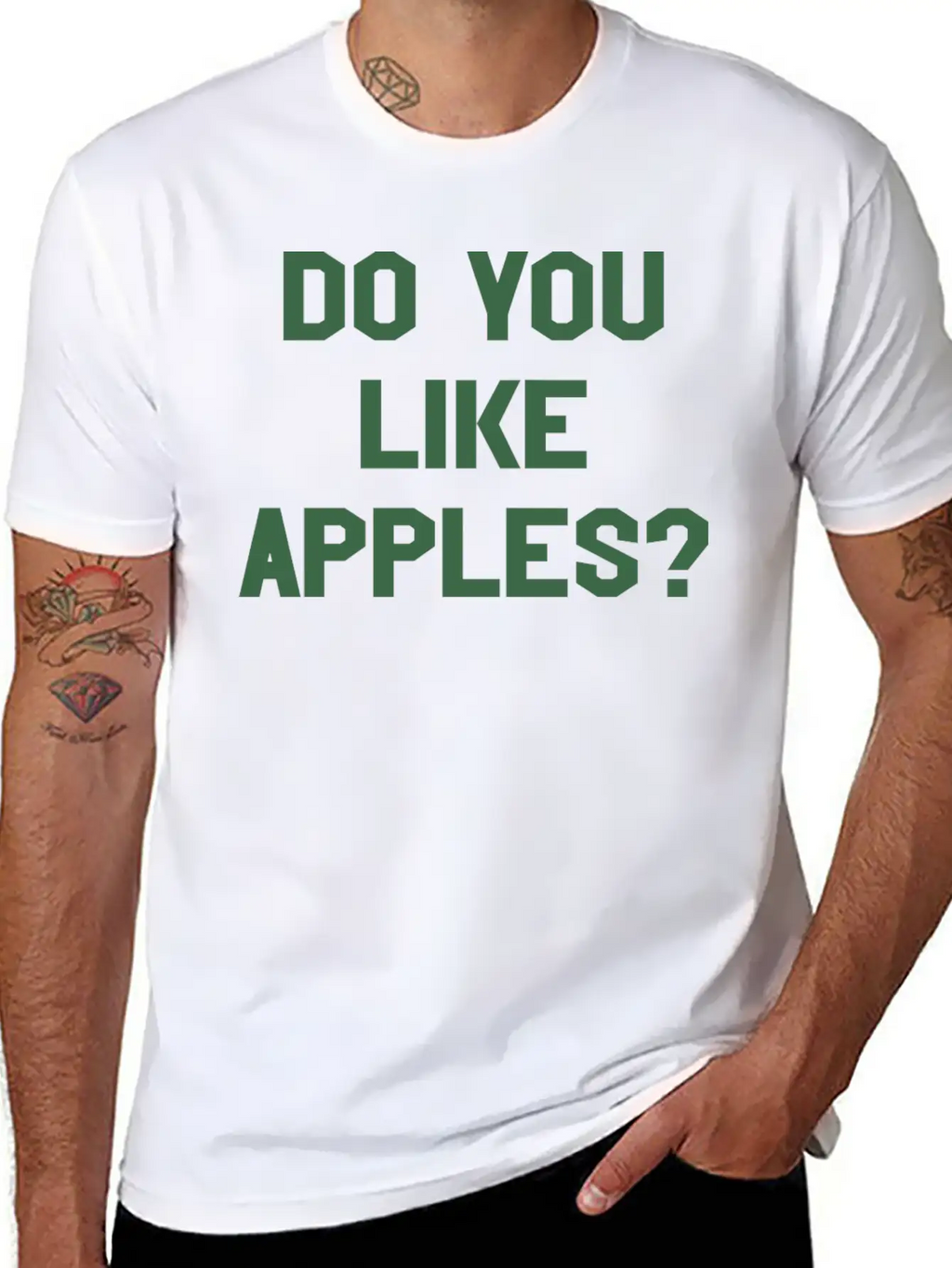 You Like Apples Cool Sarcastic Weird Gym Casual Graphic T-Shirt – Simple And Comfortable Daily Wear