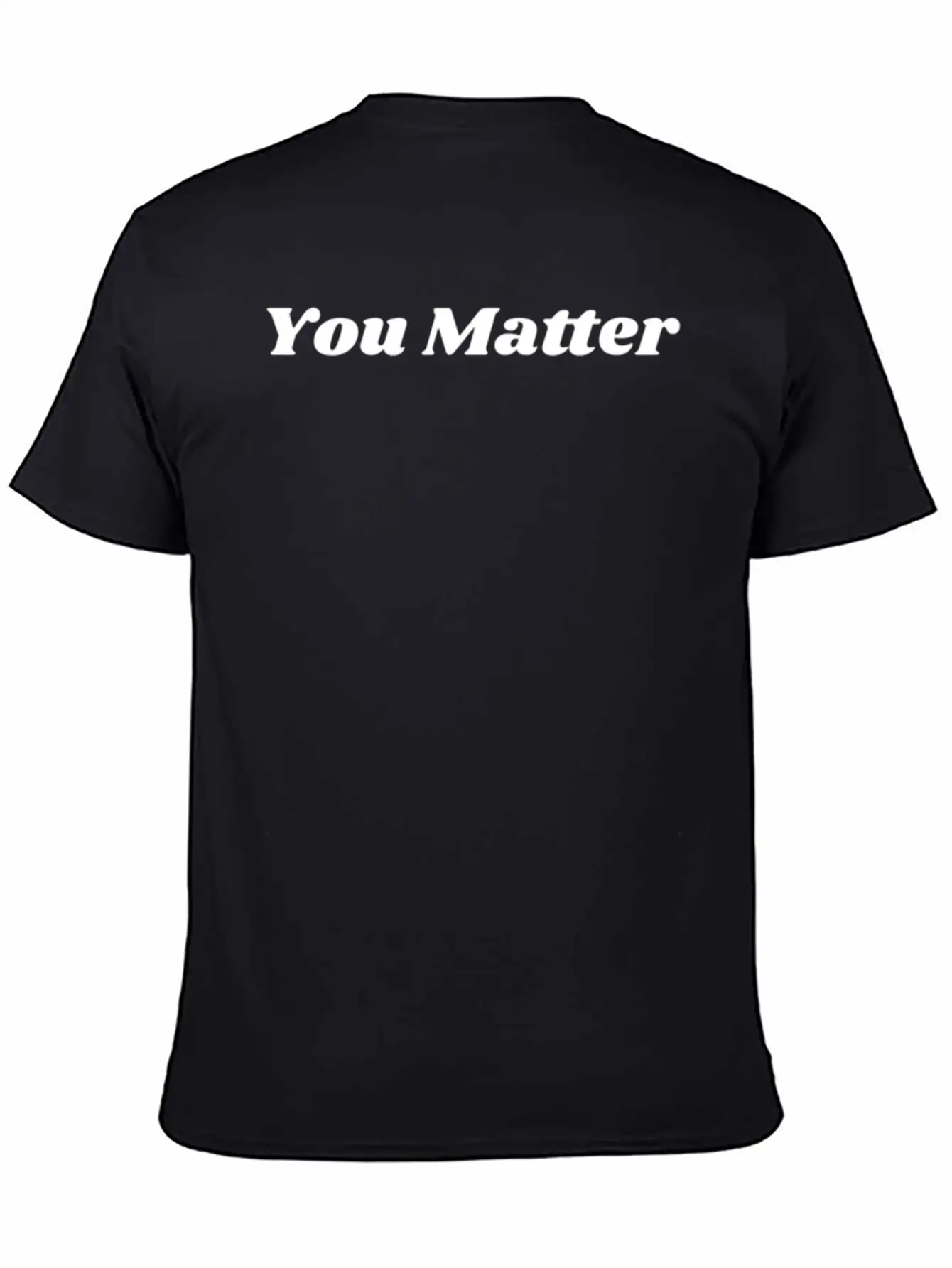 You Matter Statement Mental Health Awareness Unisex Short Sleeve Soft Cotton T-Shirt – Casual Everyday Wear