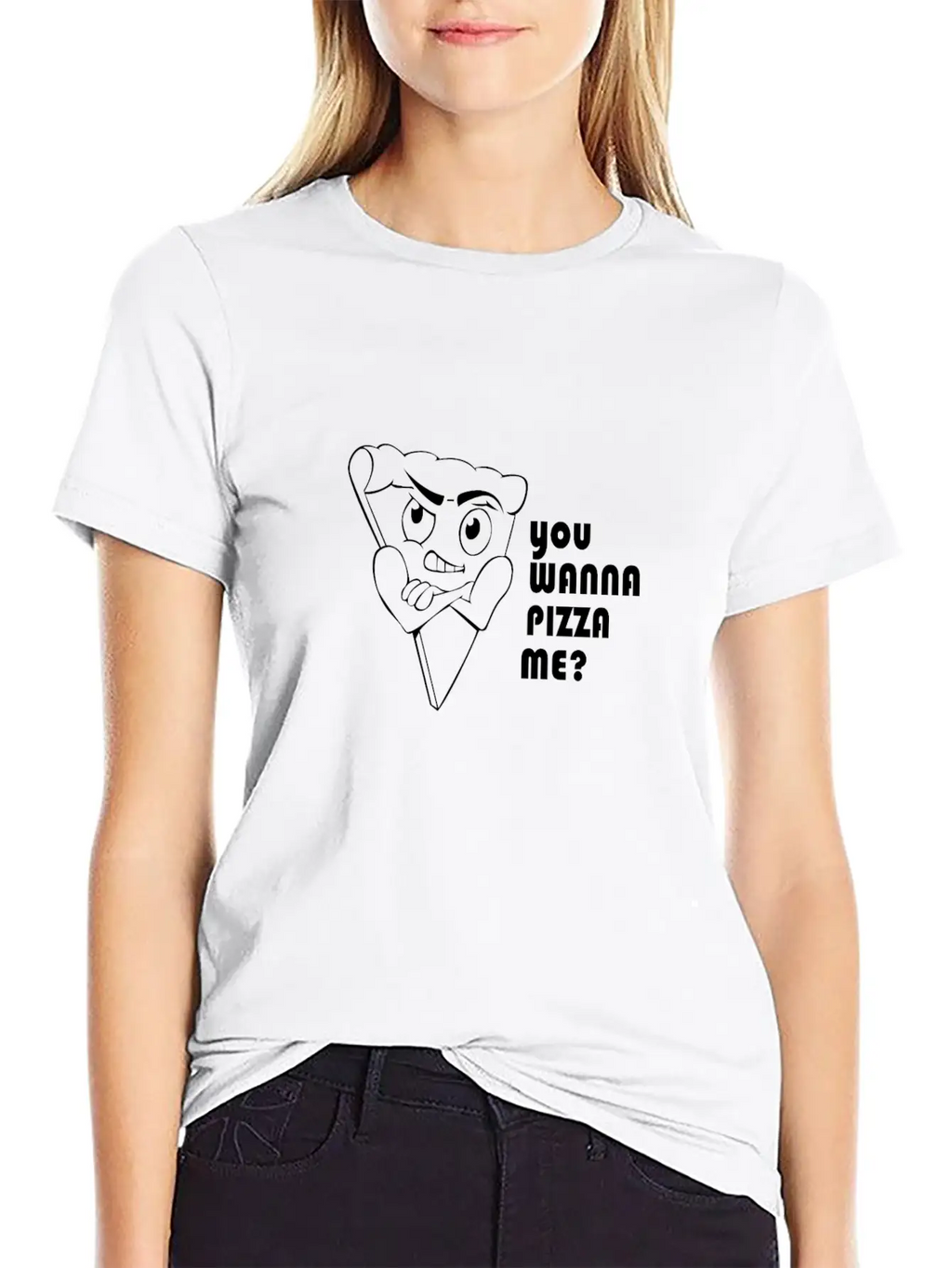 You Wanna Pizza Unisex Casual T-Shirt – Clean Design For Daily Comfort