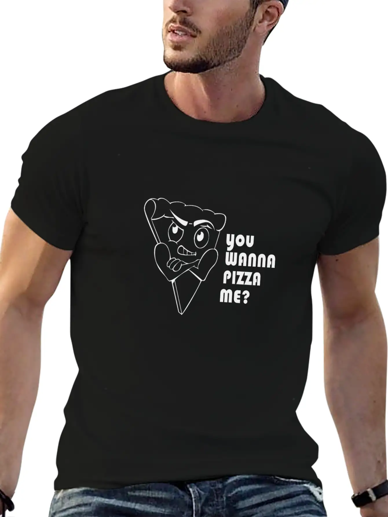You Wanna Pizza Unisex Casual T-Shirt – Clean Design For Daily Comfort