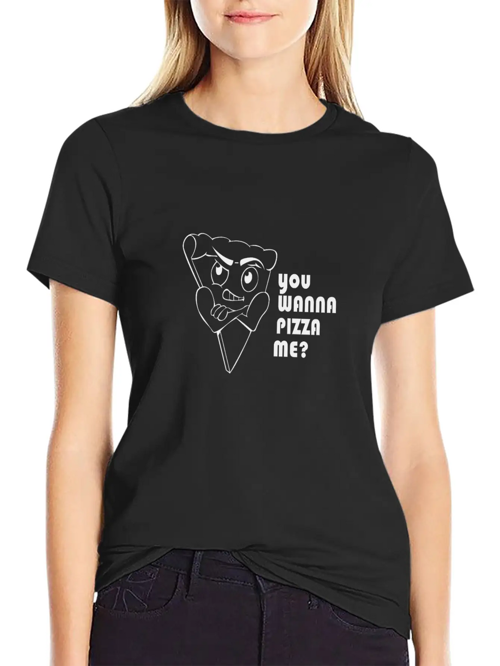 You Wanna Pizza Unisex Casual T-Shirt – Clean Design For Daily Comfort
