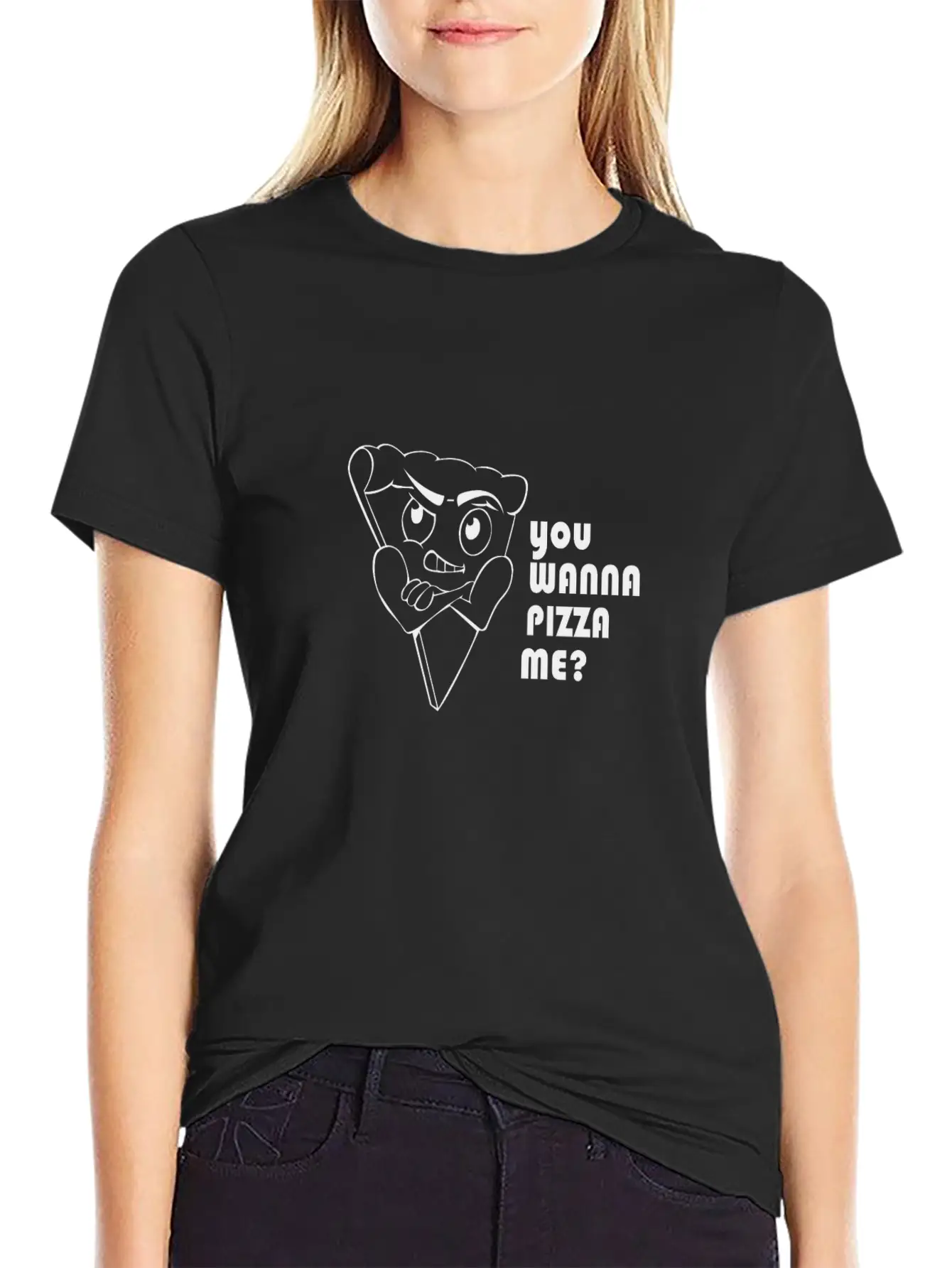 You Wanna Pizza Unisex Casual T-Shirt – Clean Design For Daily Comfort