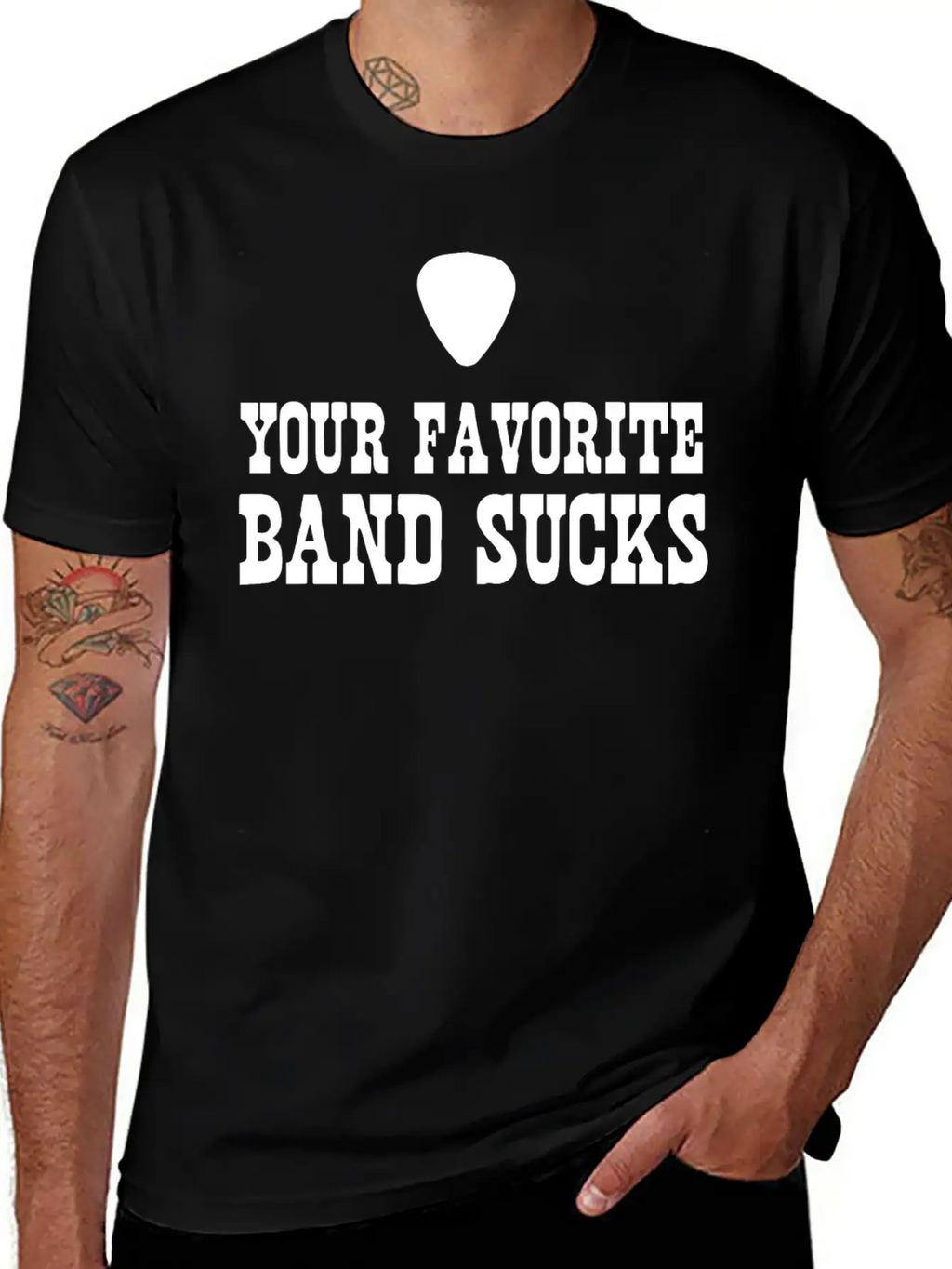 Your Favorite Band Sucks Stylish Everyday T-Shirt – Unisex Basic Cotton Tee