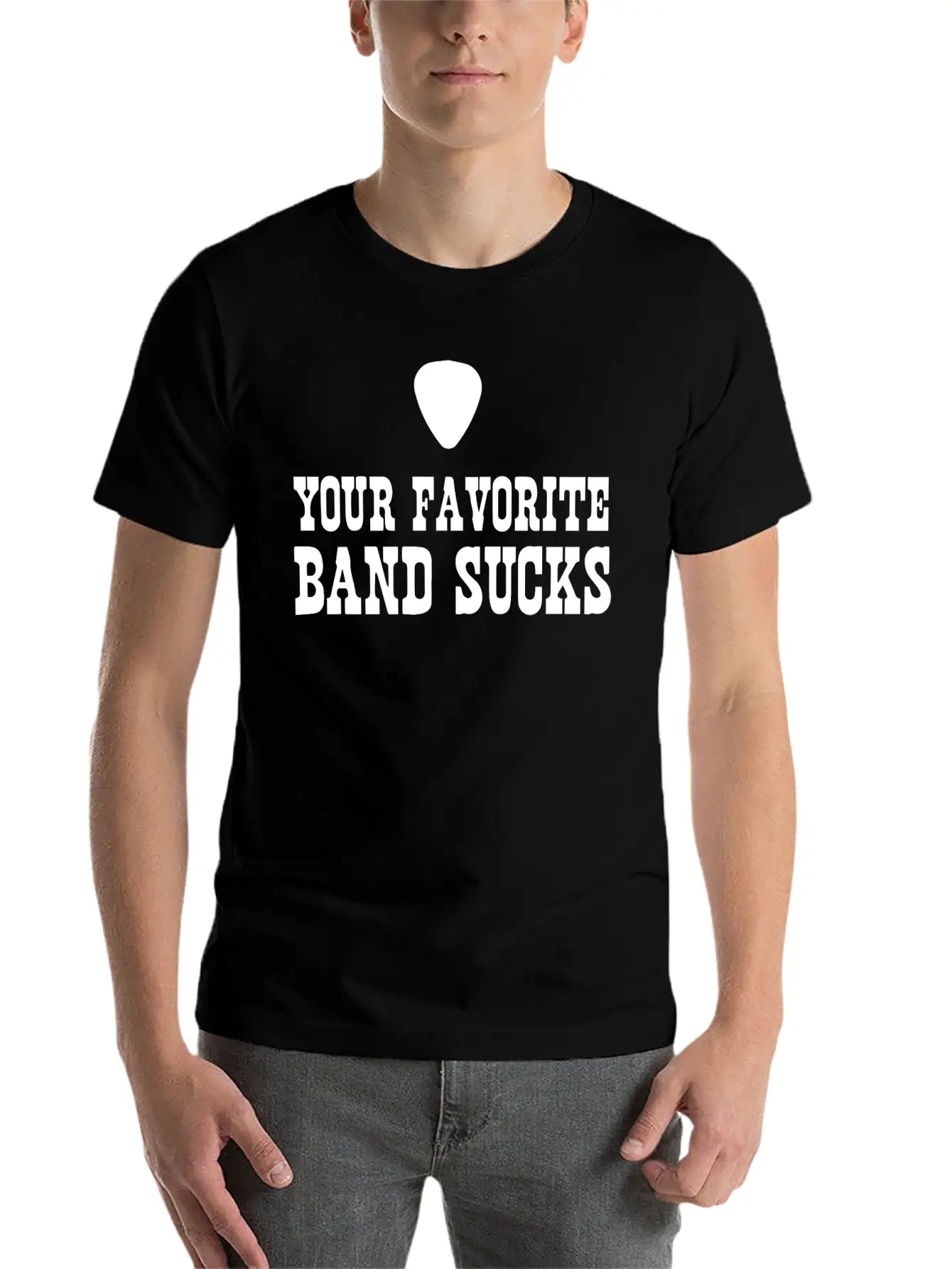 Your Favorite Band Sucks Stylish Everyday T-Shirt – Unisex Basic Cotton Tee