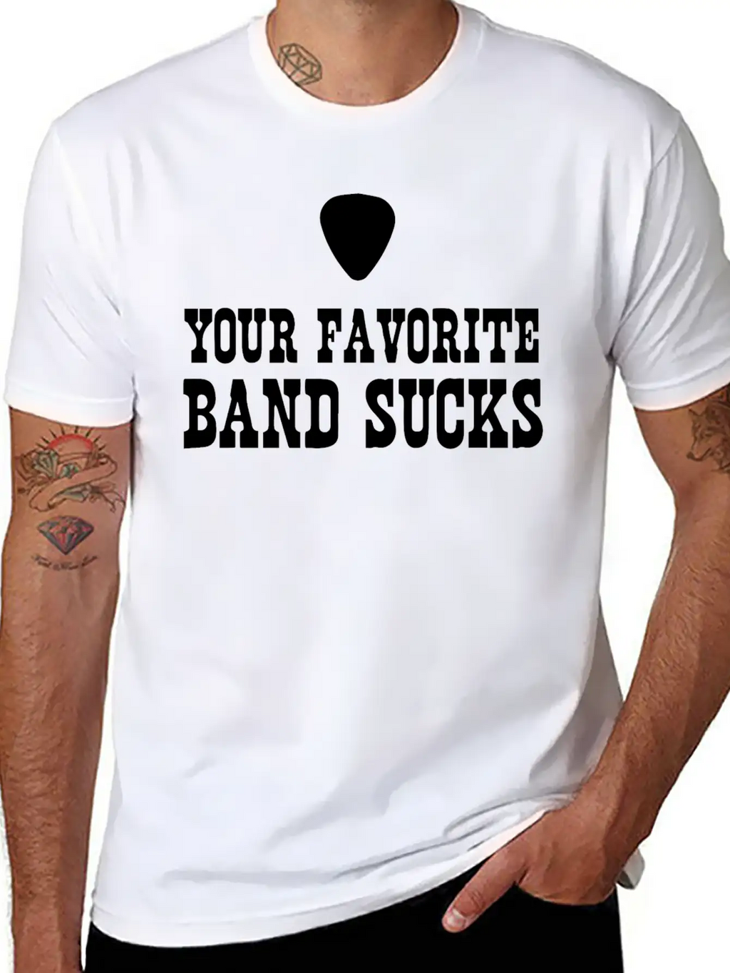 Your Favorite Band Sucks Stylish Everyday T-Shirt – Unisex Basic Cotton Tee