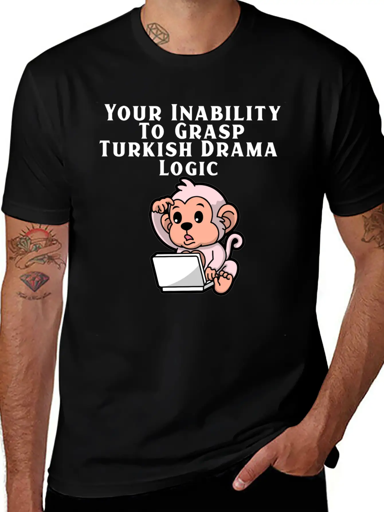 Your Inability To Grasp Turkish Drama Logic Unisex Casual T-Shirt – Clean Design For Daily Comfort