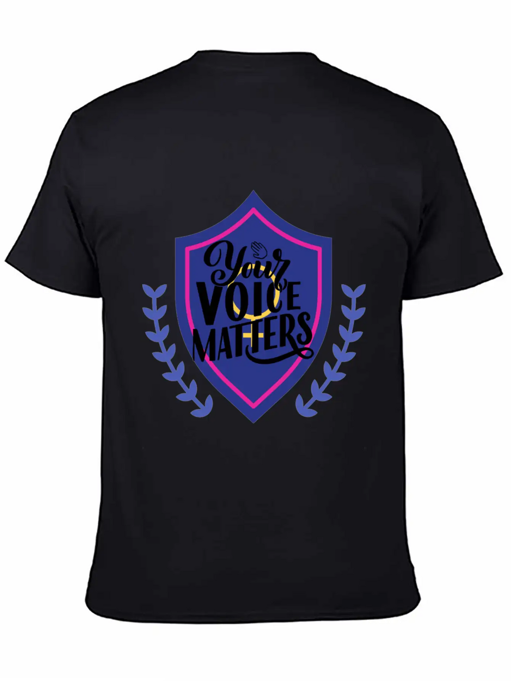 YOUR VOICE MATTERS Casual Graphic T-Shirt – Simple And Comfortable Daily Wear