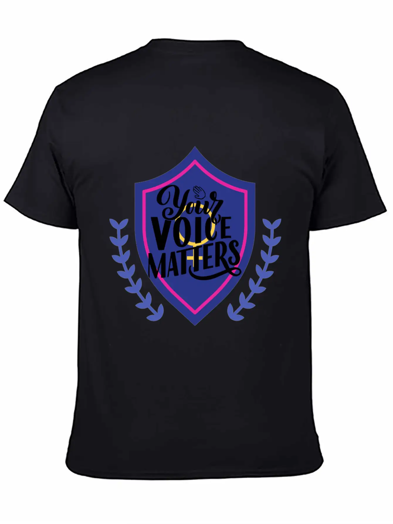 YOUR VOICE MATTERS Casual Graphic T-Shirt – Simple And Comfortable Daily Wear