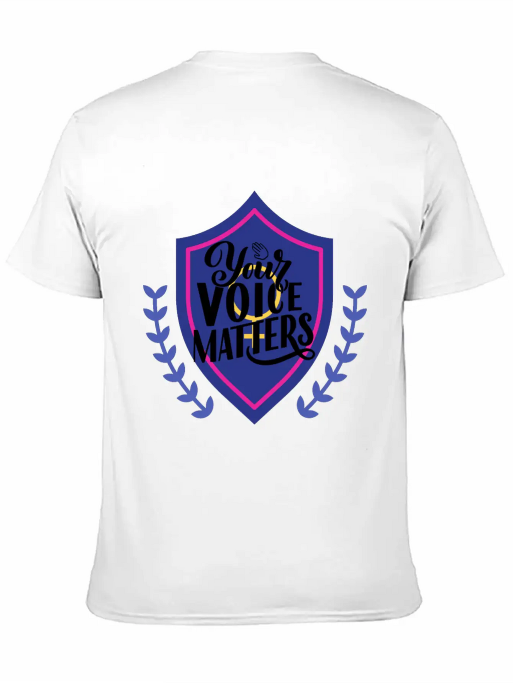 YOUR VOICE MATTERS Casual Graphic T-Shirt – Simple And Comfortable Daily Wear