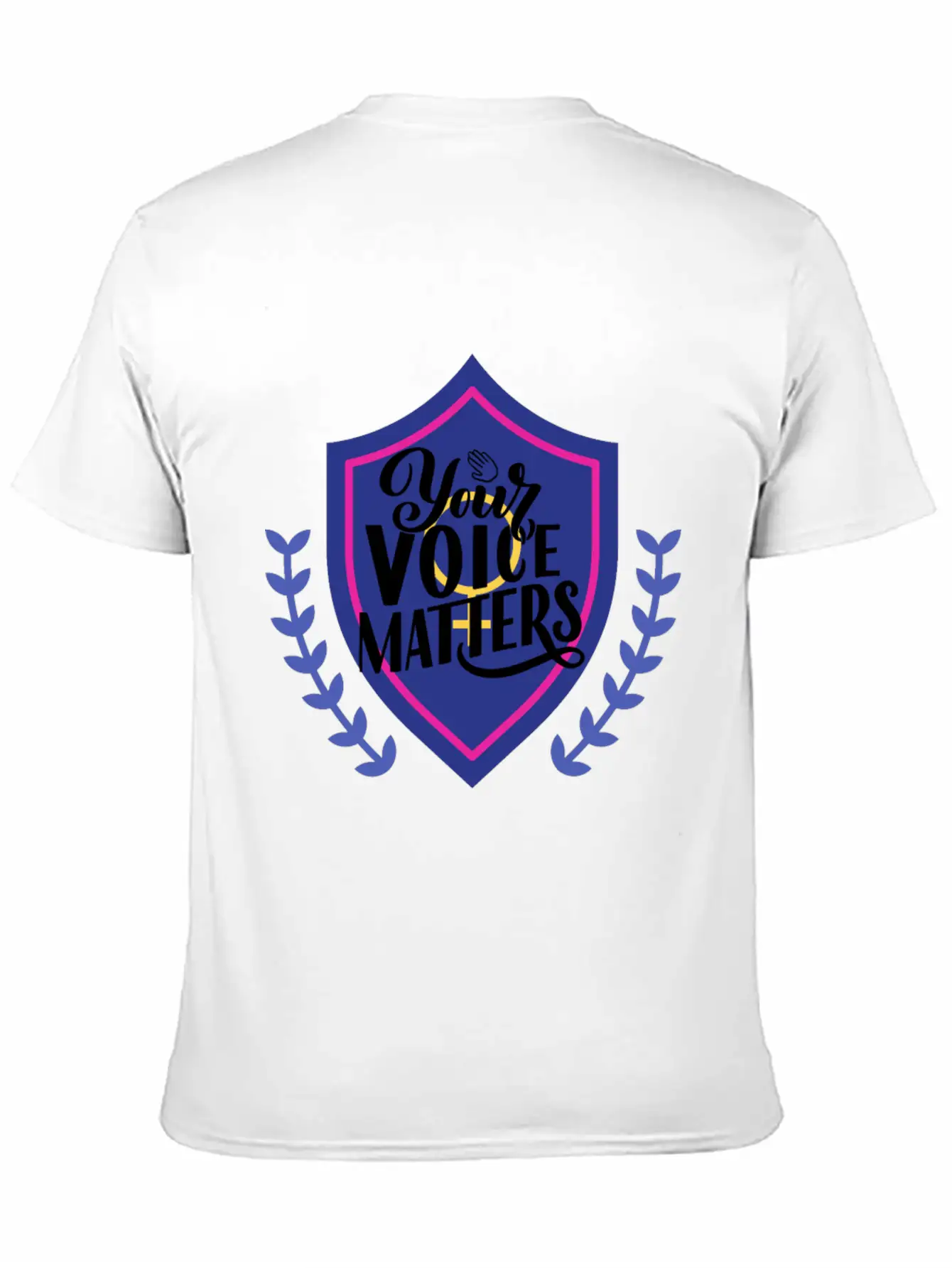 YOUR VOICE MATTERS Casual Graphic T-Shirt – Simple And Comfortable Daily Wear