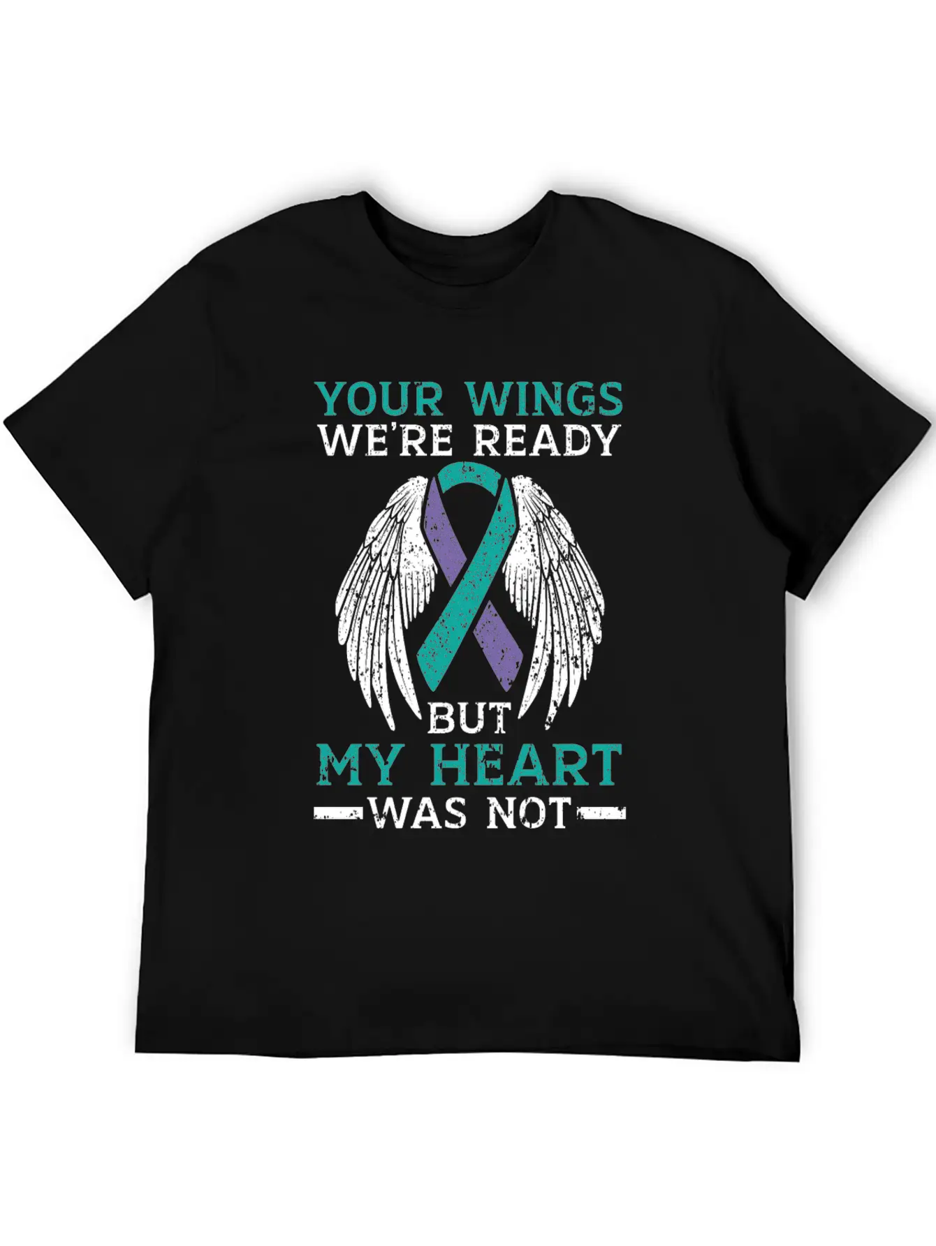 Your Wings We're Ready But My Heart Was Not Unisex Casual T-Shirt – Clean Design For Daily Comfort