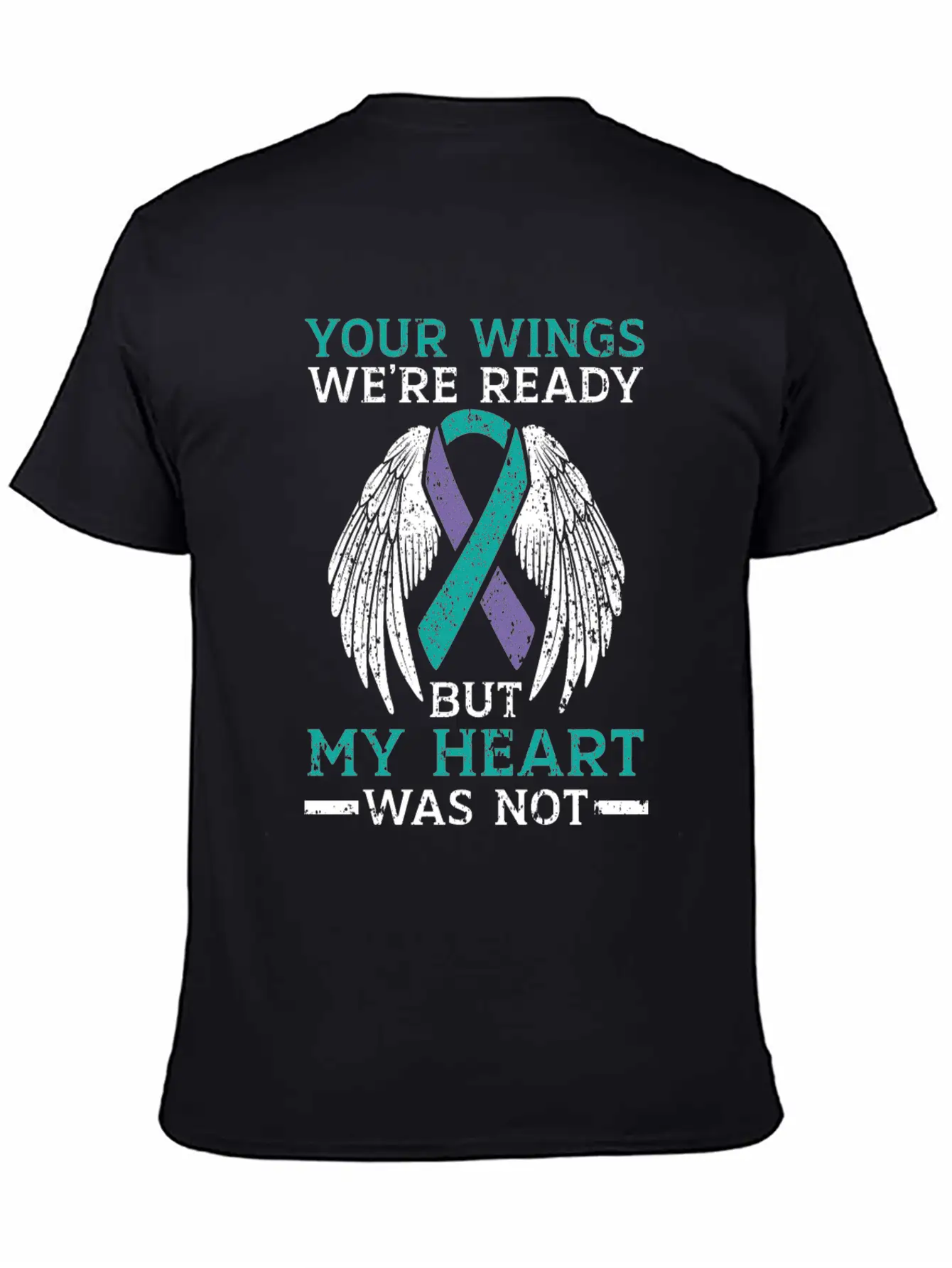Your Wings We're Ready But My Heart Was Not Unisex Casual T-Shirt – Clean Design For Daily Comfort
