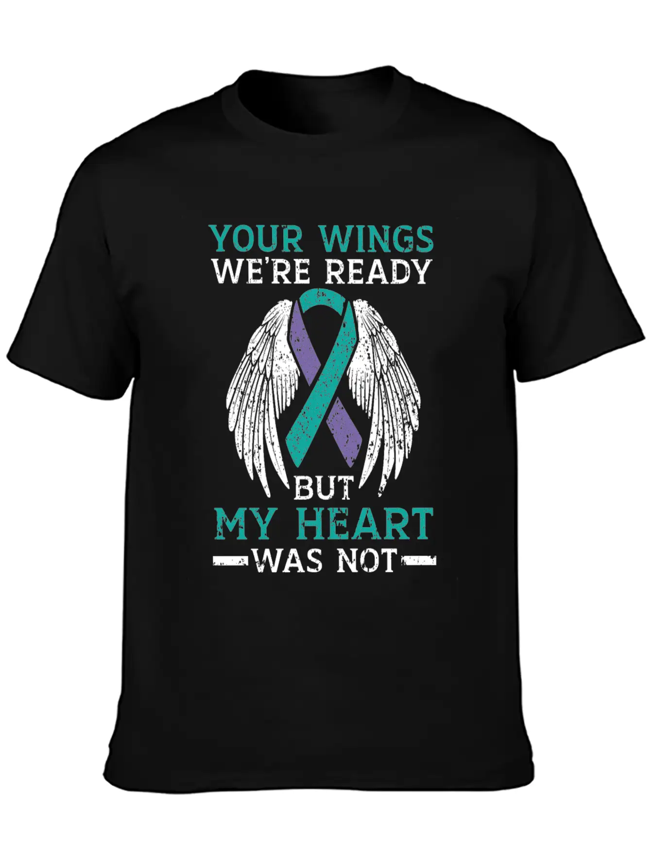 Your Wings We're Ready But My Heart Was Not Unisex Casual T-Shirt – Clean Design For Daily Comfort