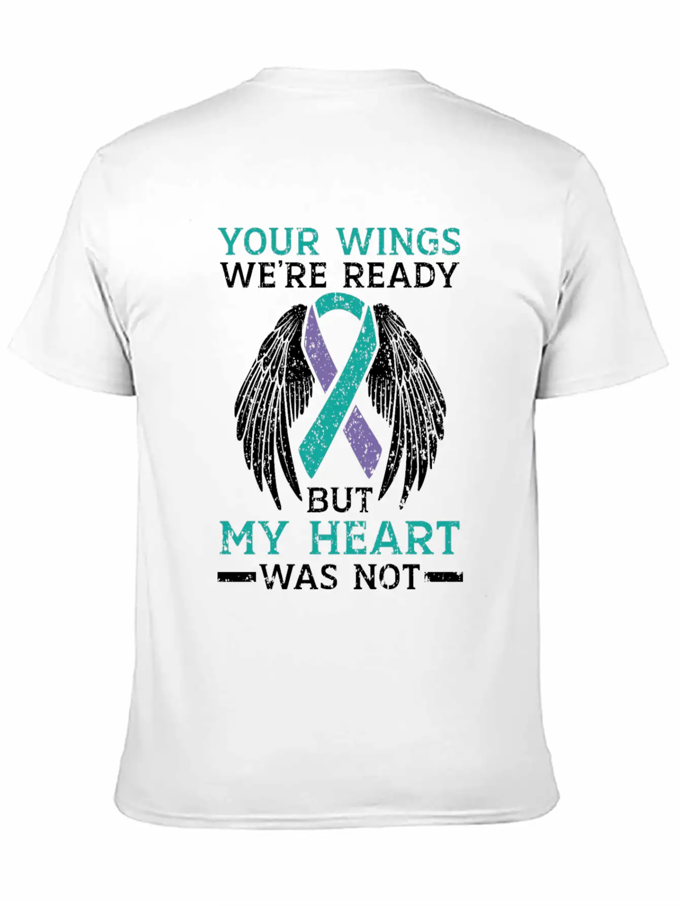 Your Wings We're Ready But My Heart Was Not Unisex Casual T-Shirt – Clean Design For Daily Comfort