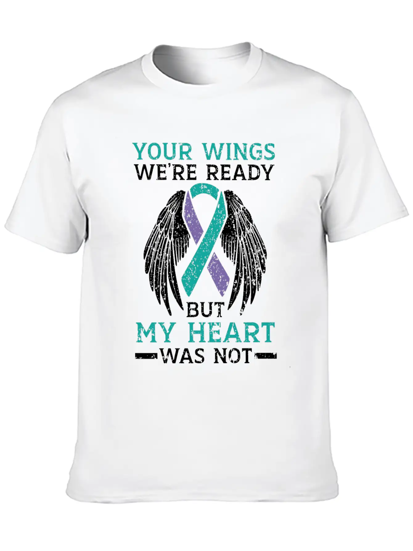 Your Wings We're Ready But My Heart Was Not Unisex Casual T-Shirt – Clean Design For Daily Comfort