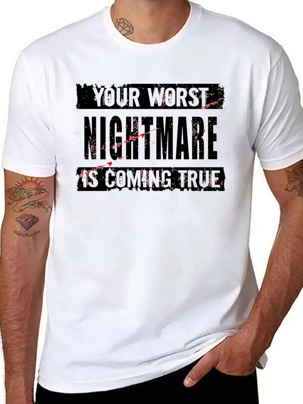 Your Worst Nightmare Unisex Casual T-Shirt – Clean Design For Daily Comfort