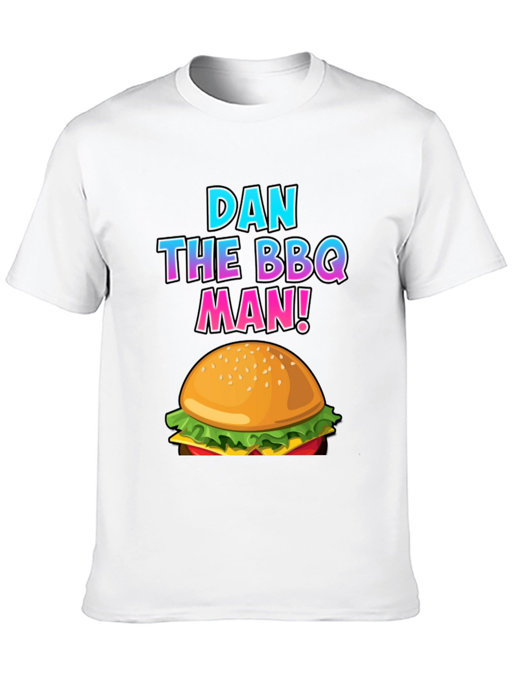 Dan the BBQ Man Burger T-Shirt