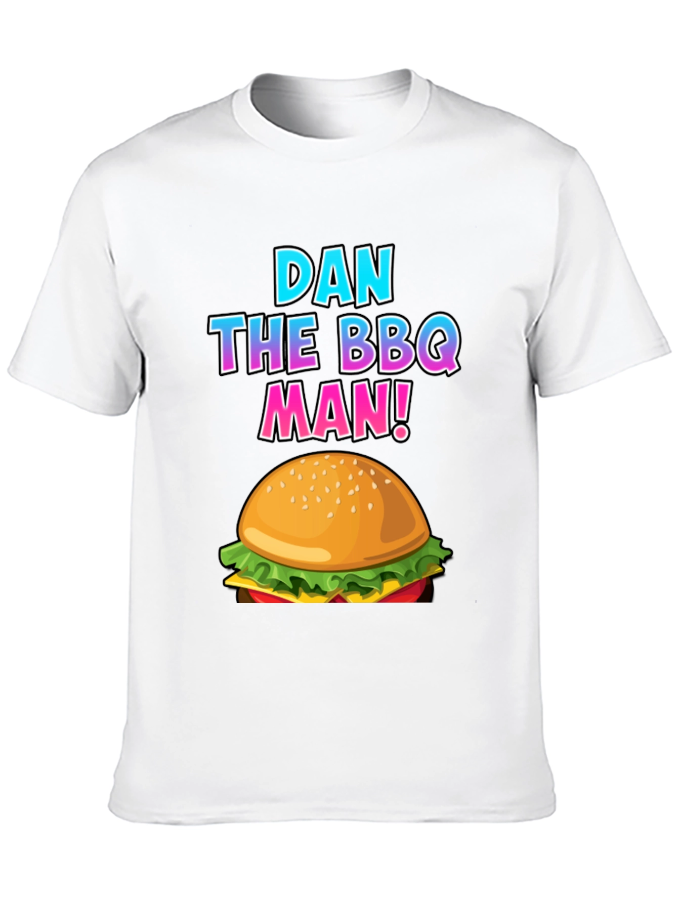 Dan the BBQ Man Burger T-Shirt