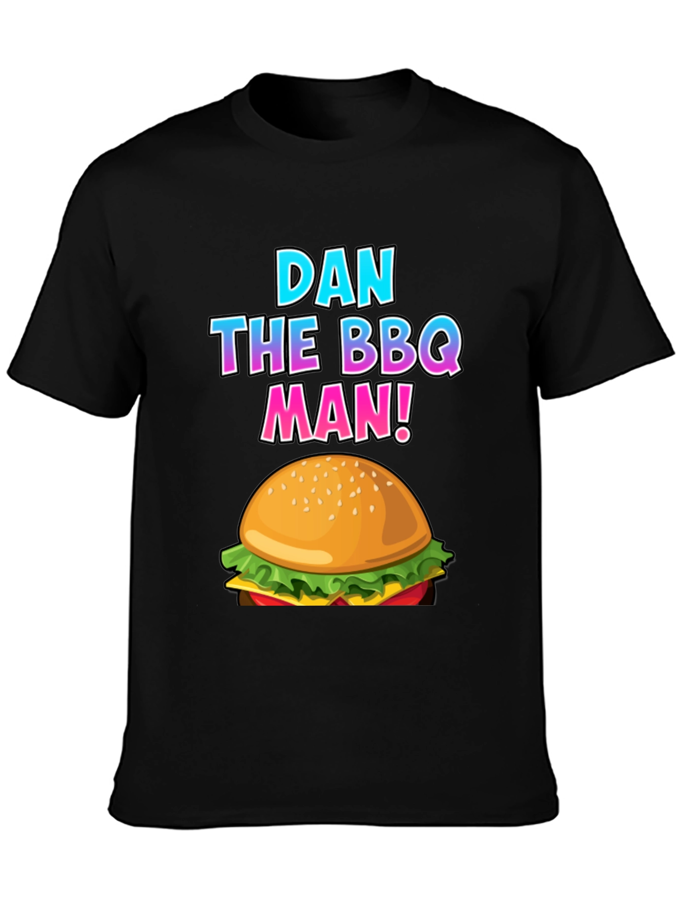 Dan the BBQ Man Burger T-Shirt