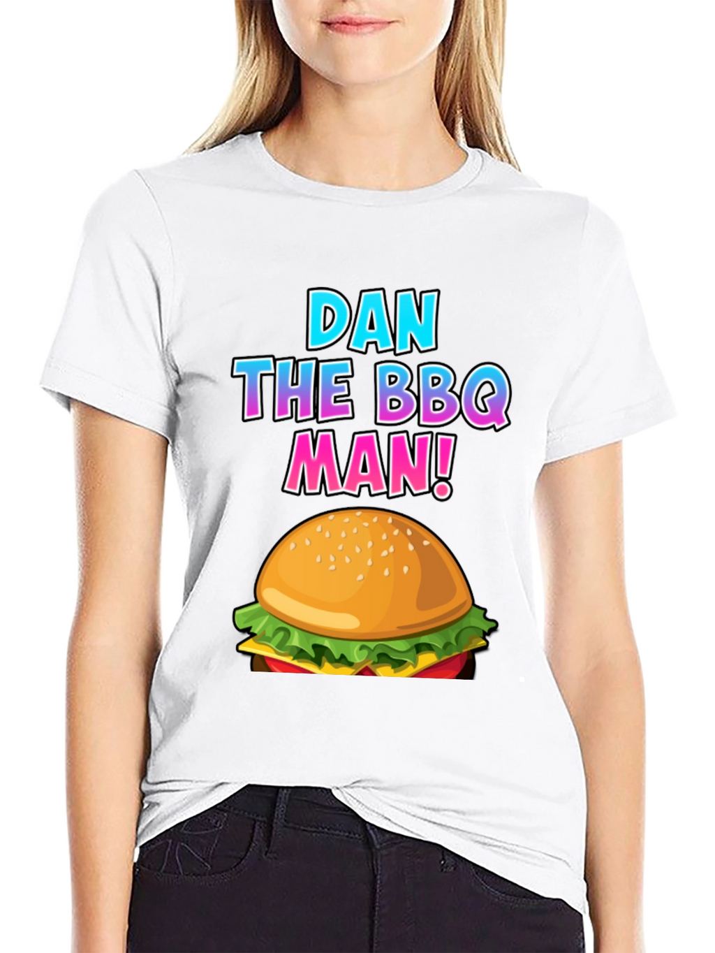 Dan the BBQ Man Burger T-Shirt
