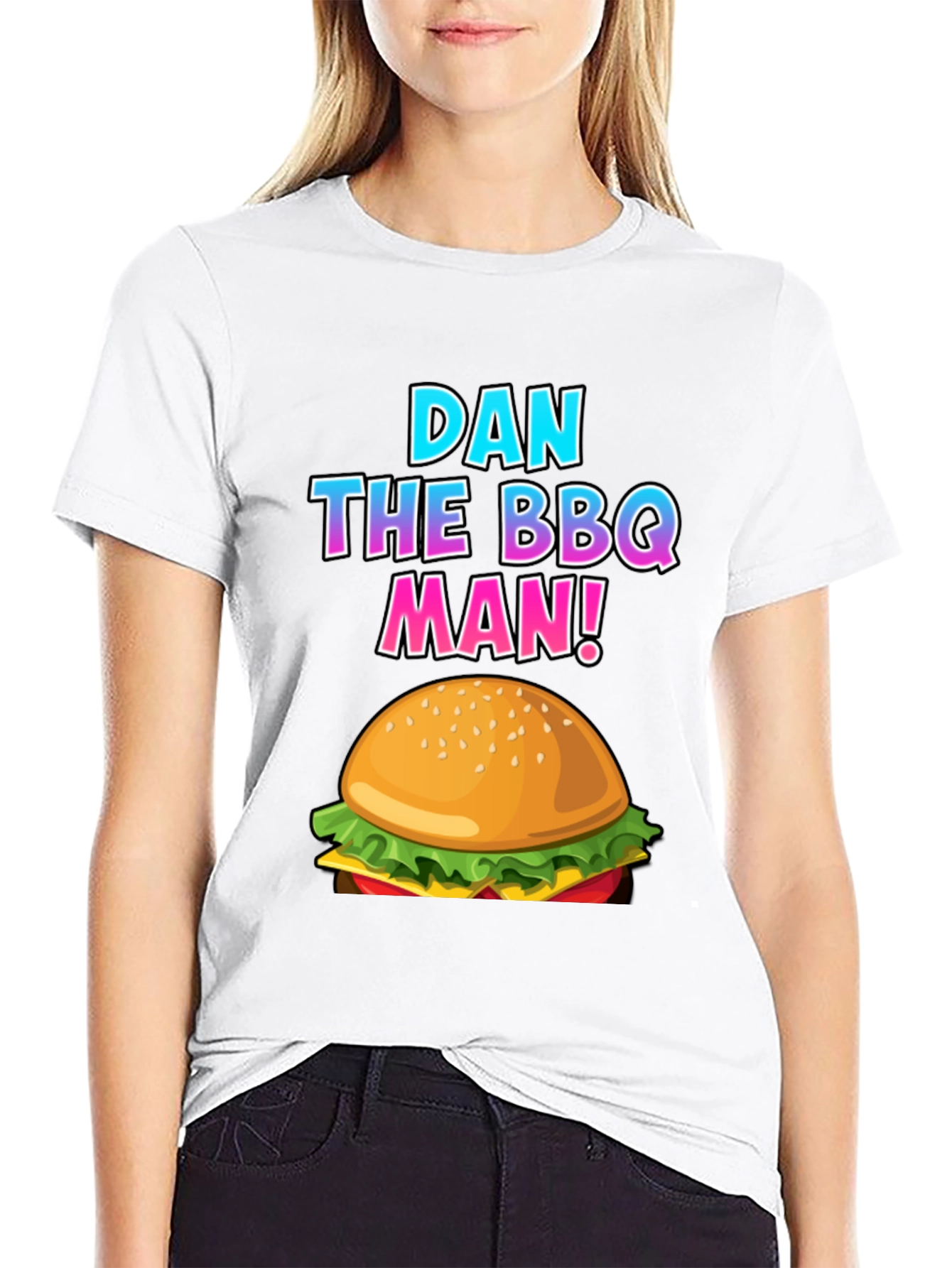 Dan the BBQ Man Burger T-Shirt