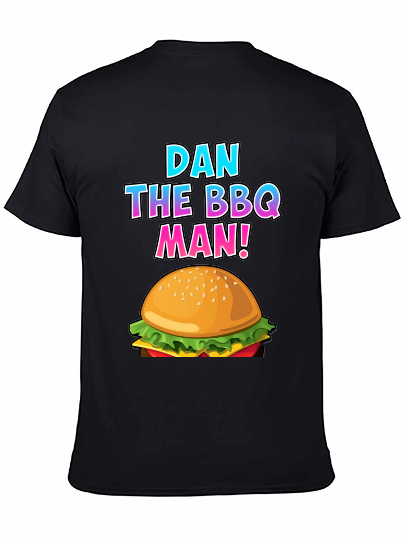 Dan the BBQ Man Burger T-Shirt