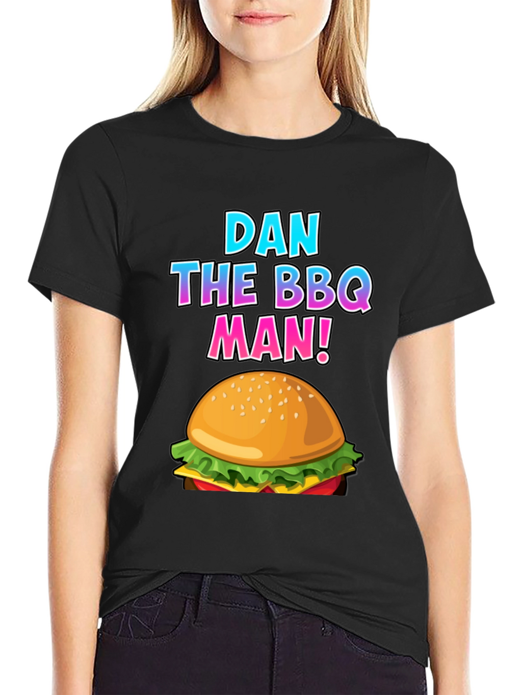 Dan the BBQ Man Burger T-Shirt