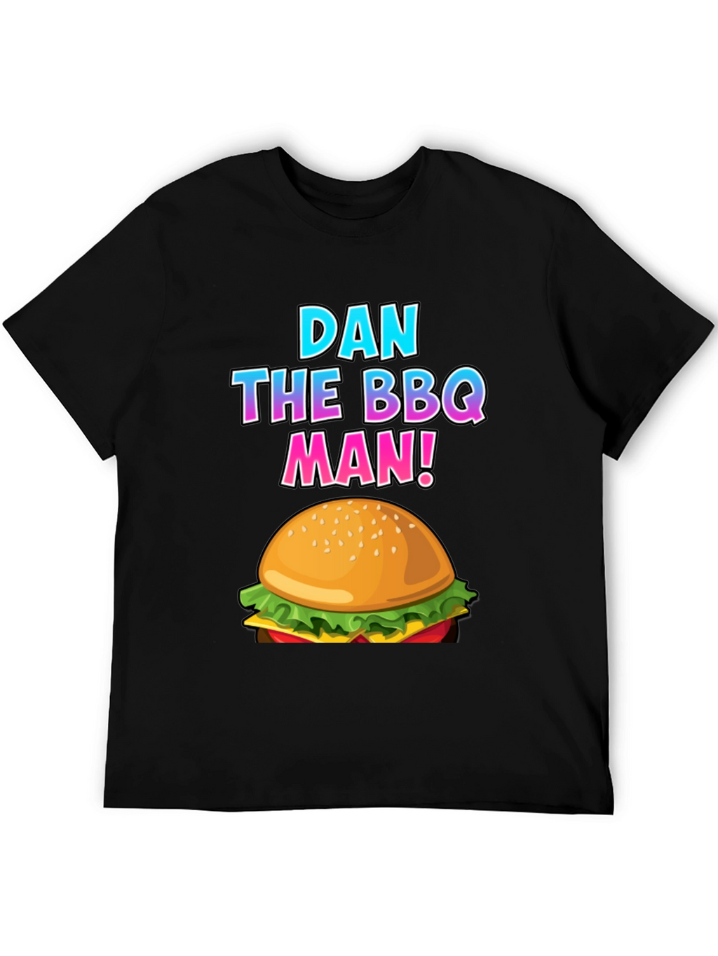 Dan the BBQ Man Burger T-Shirt
