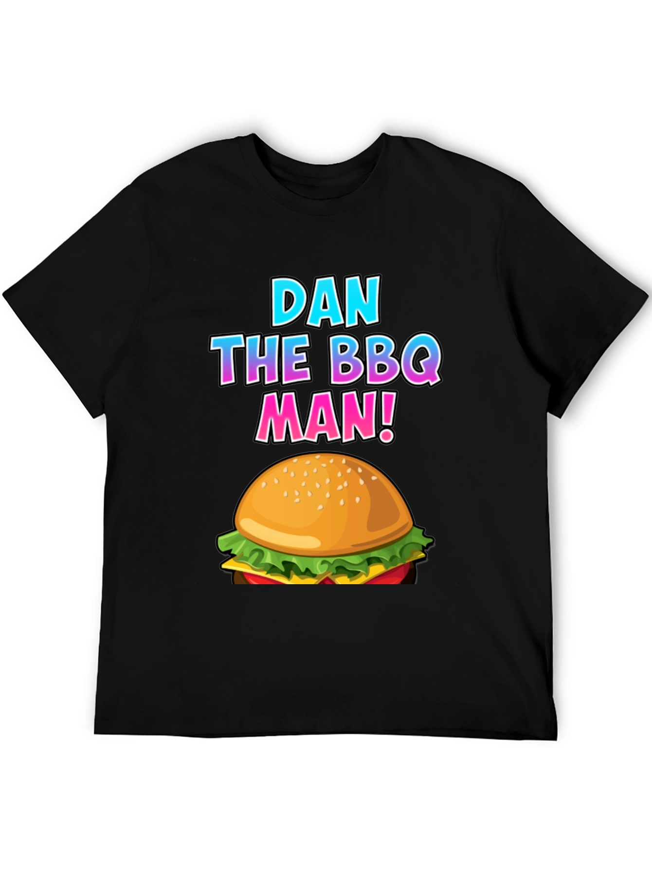 Dan the BBQ Man Burger T-Shirt