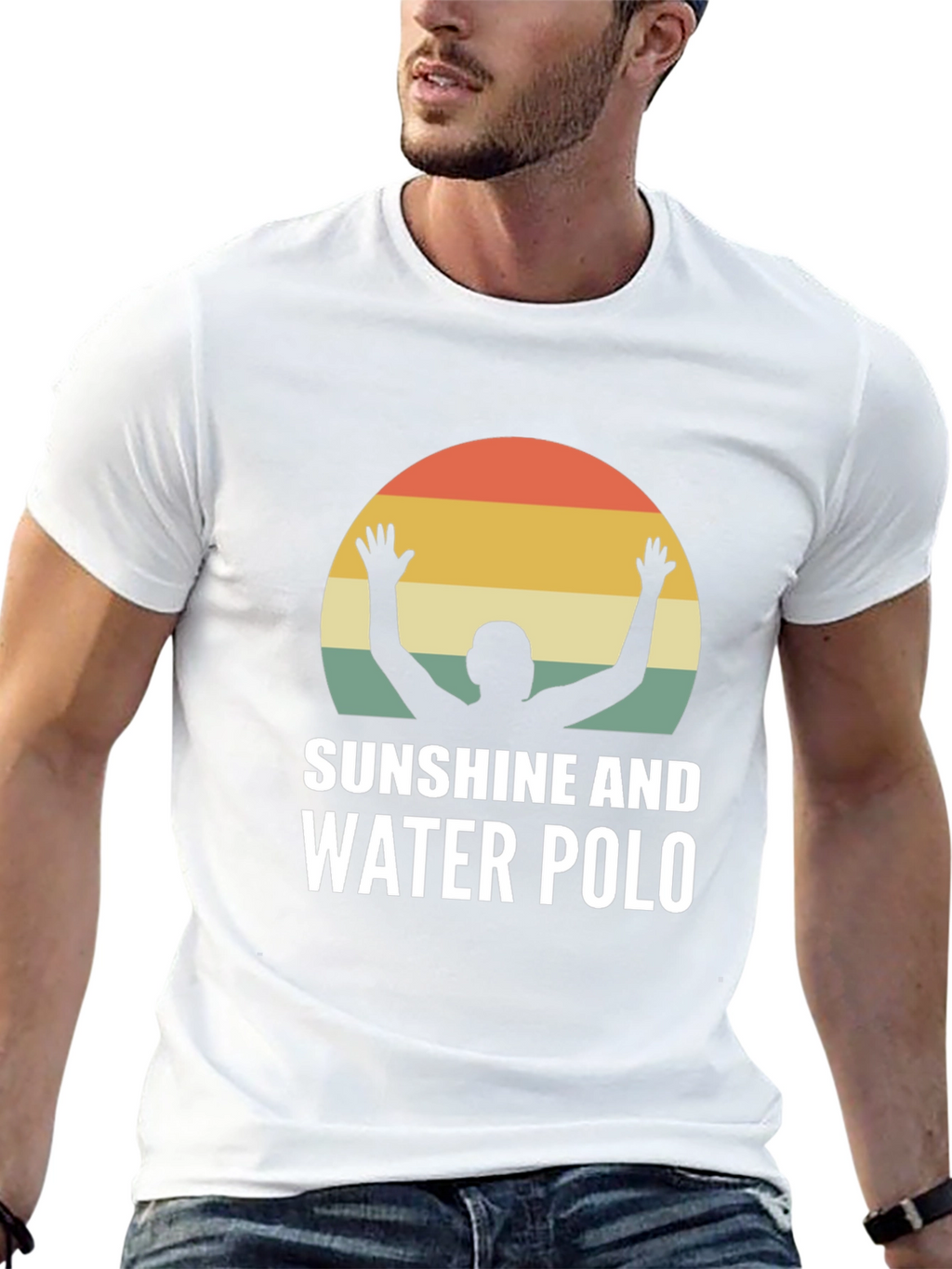 Sunshine and Water Polo T-Shirt - Black