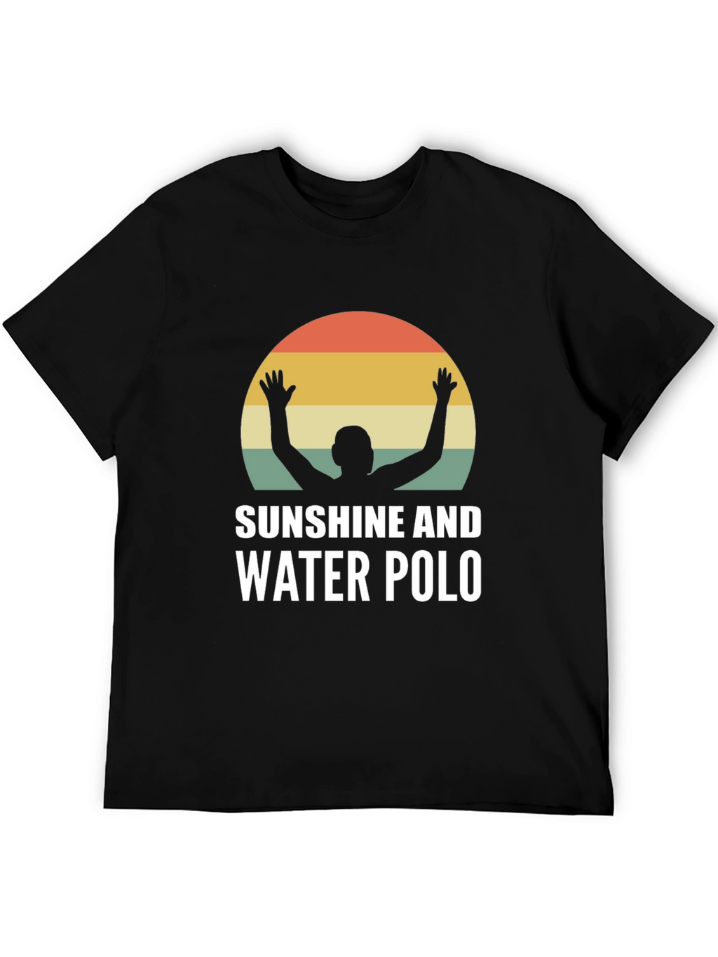 Sunshine and Water Polo T-Shirt - Black