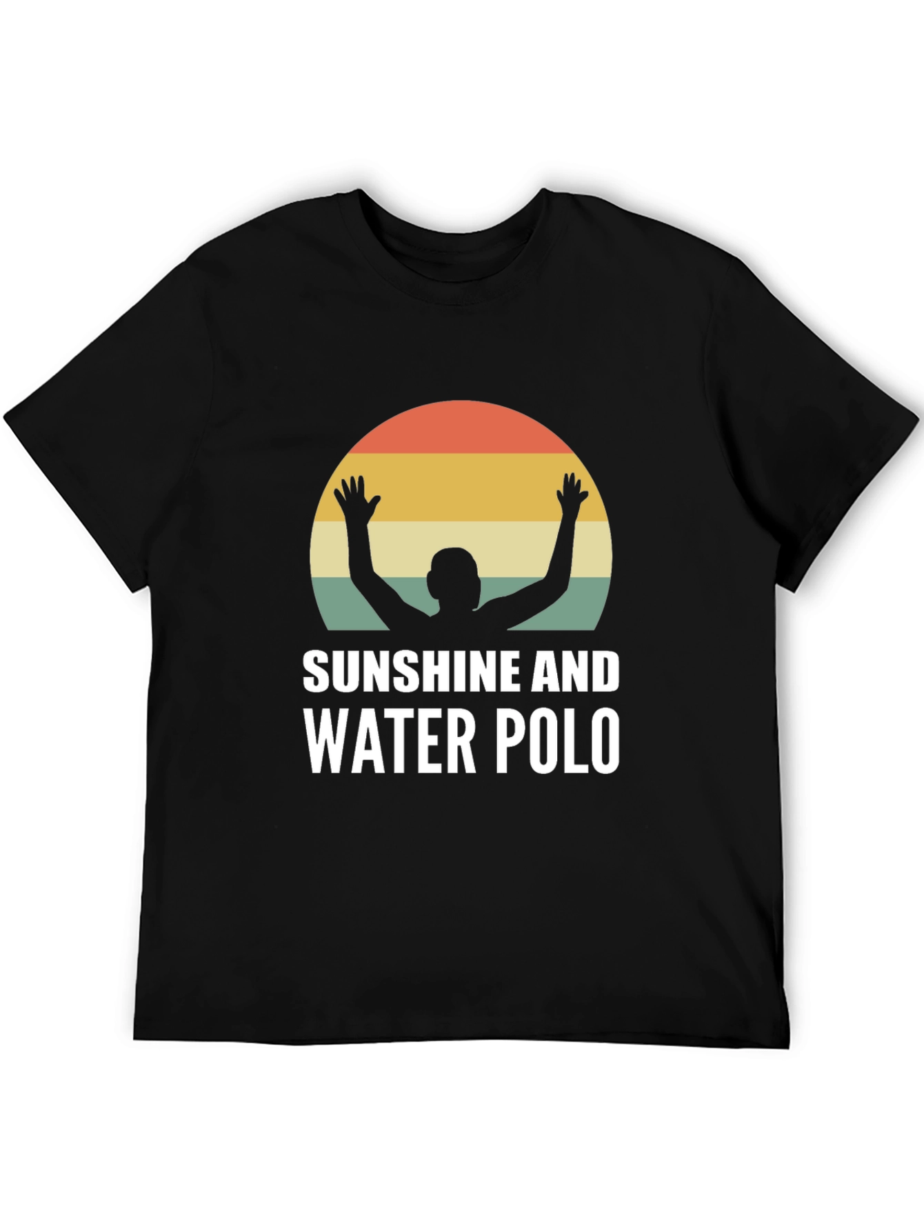Sunshine and Water Polo T-Shirt - Black