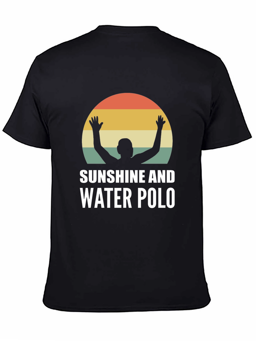Sunshine and Water Polo T-Shirt - Black