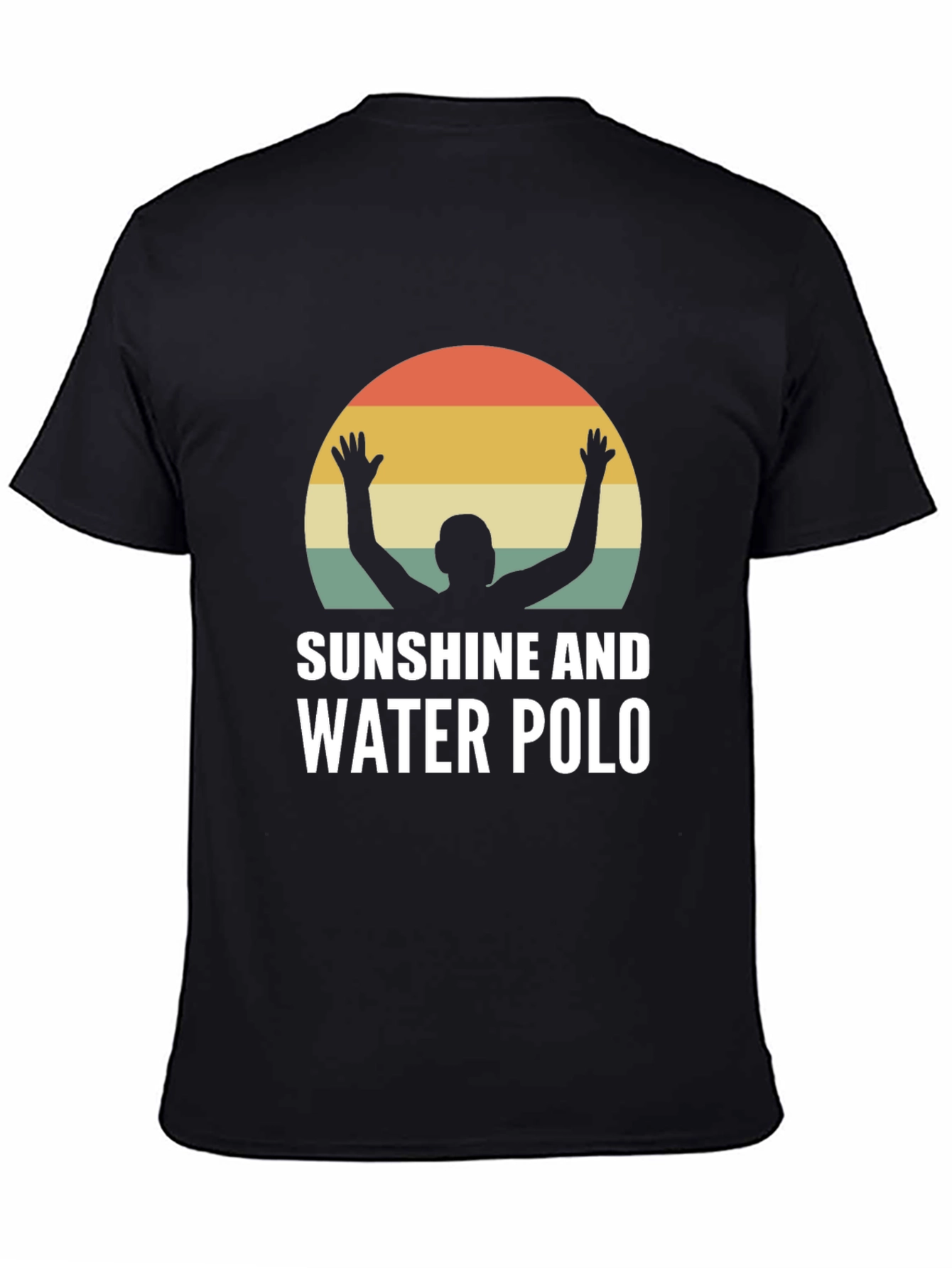 Sunshine and Water Polo T-Shirt - Black