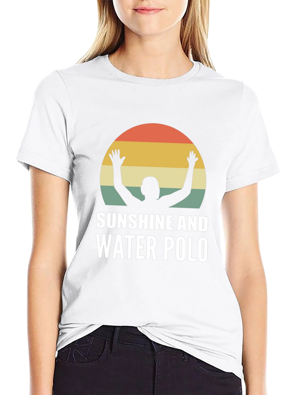 Sunshine and Water Polo T-Shirt - Black