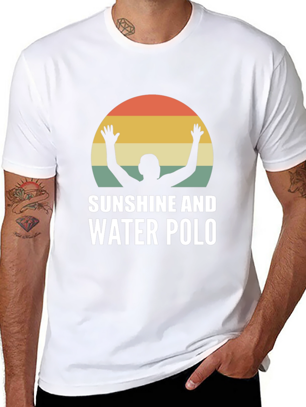 Sunshine and Water Polo T-Shirt - Black