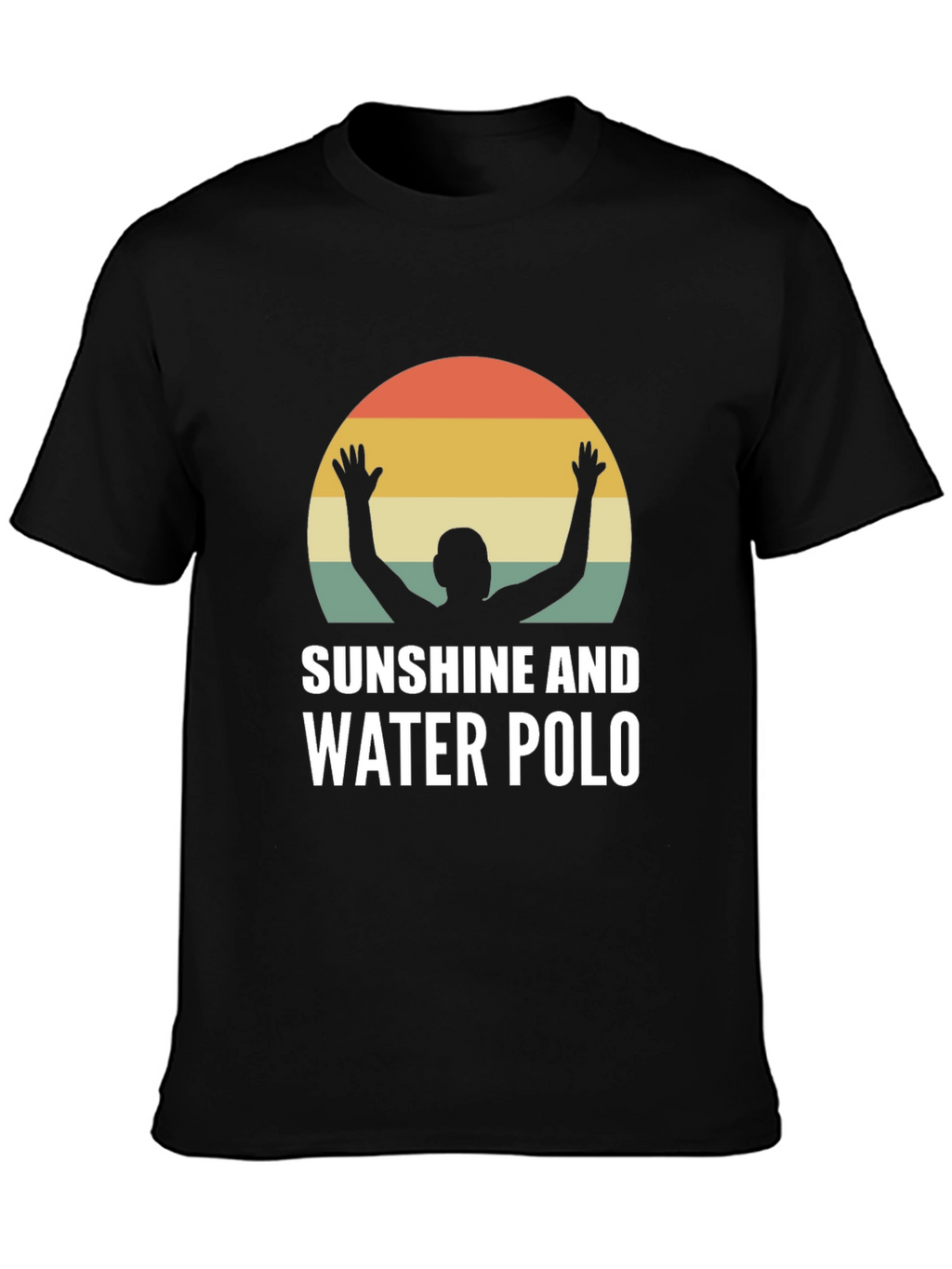Sunshine and Water Polo T-Shirt - Black