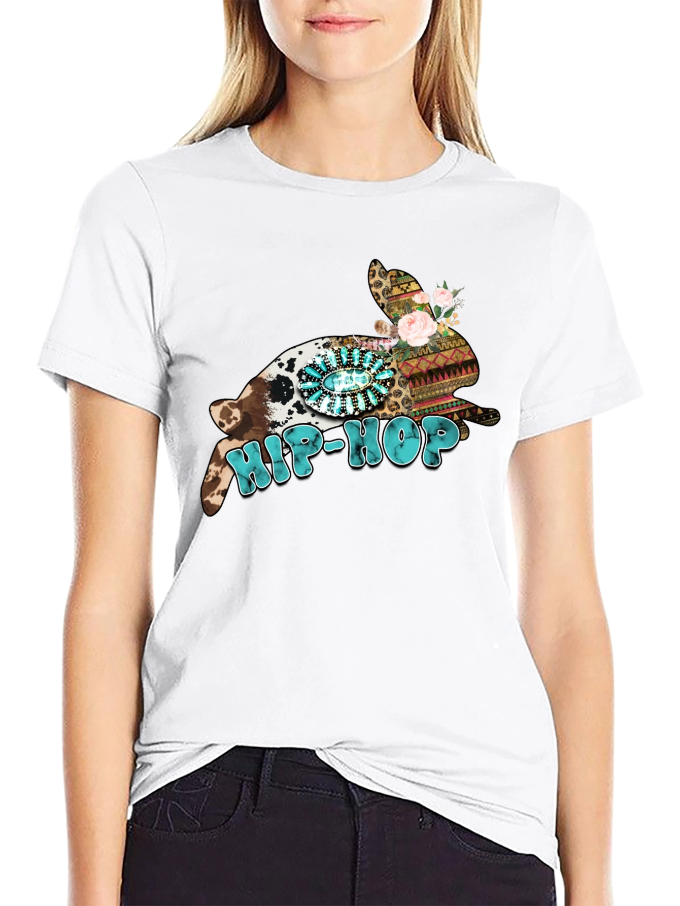 Hip-Hop Easter Bunny Graphic Tee